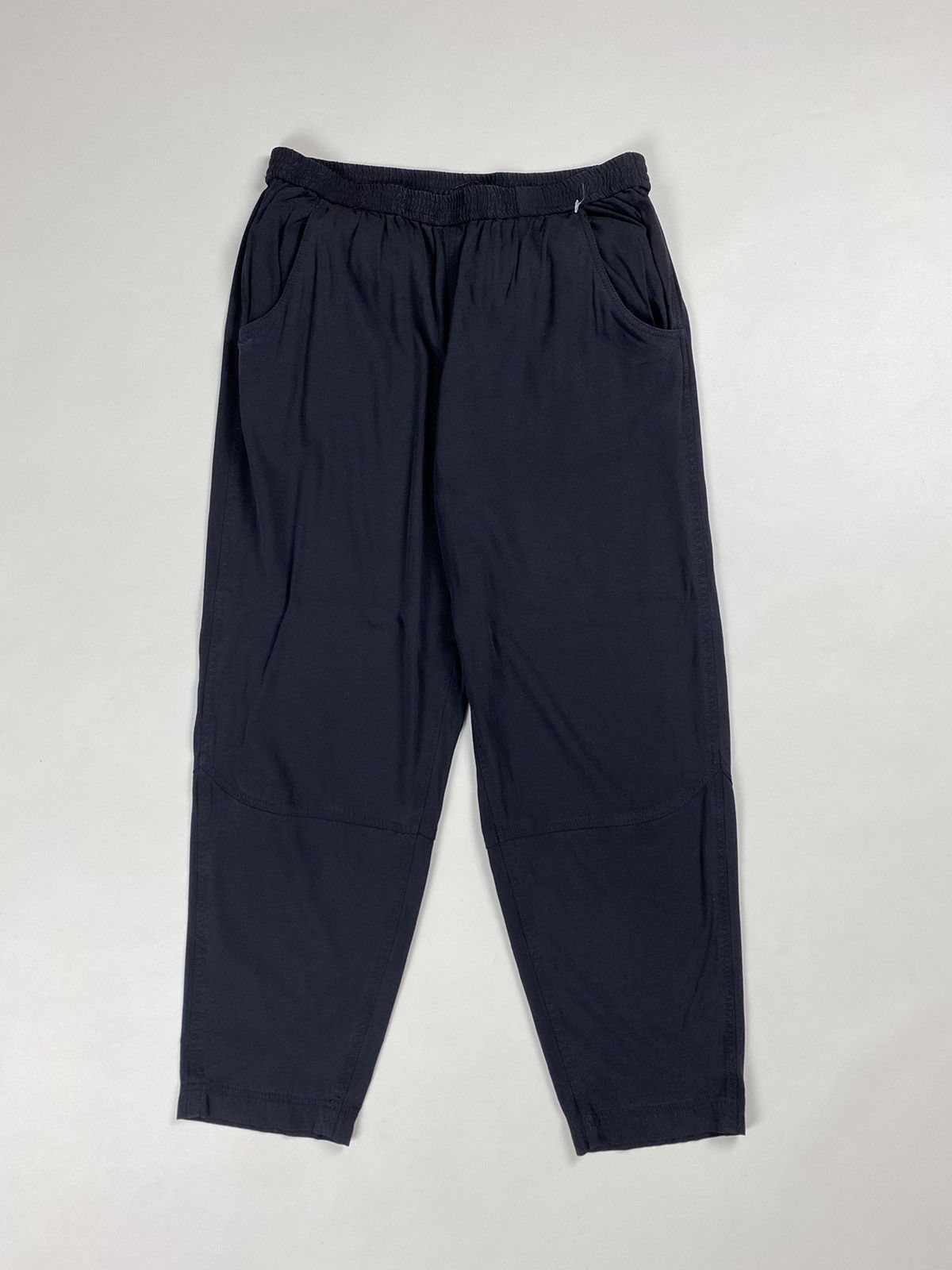 Designer × Helmut Lang Helmut Lang ladies viscose cropped pants trousers size ~ M Size 28" / US 6 / IT 42 - 1 Thumbnail