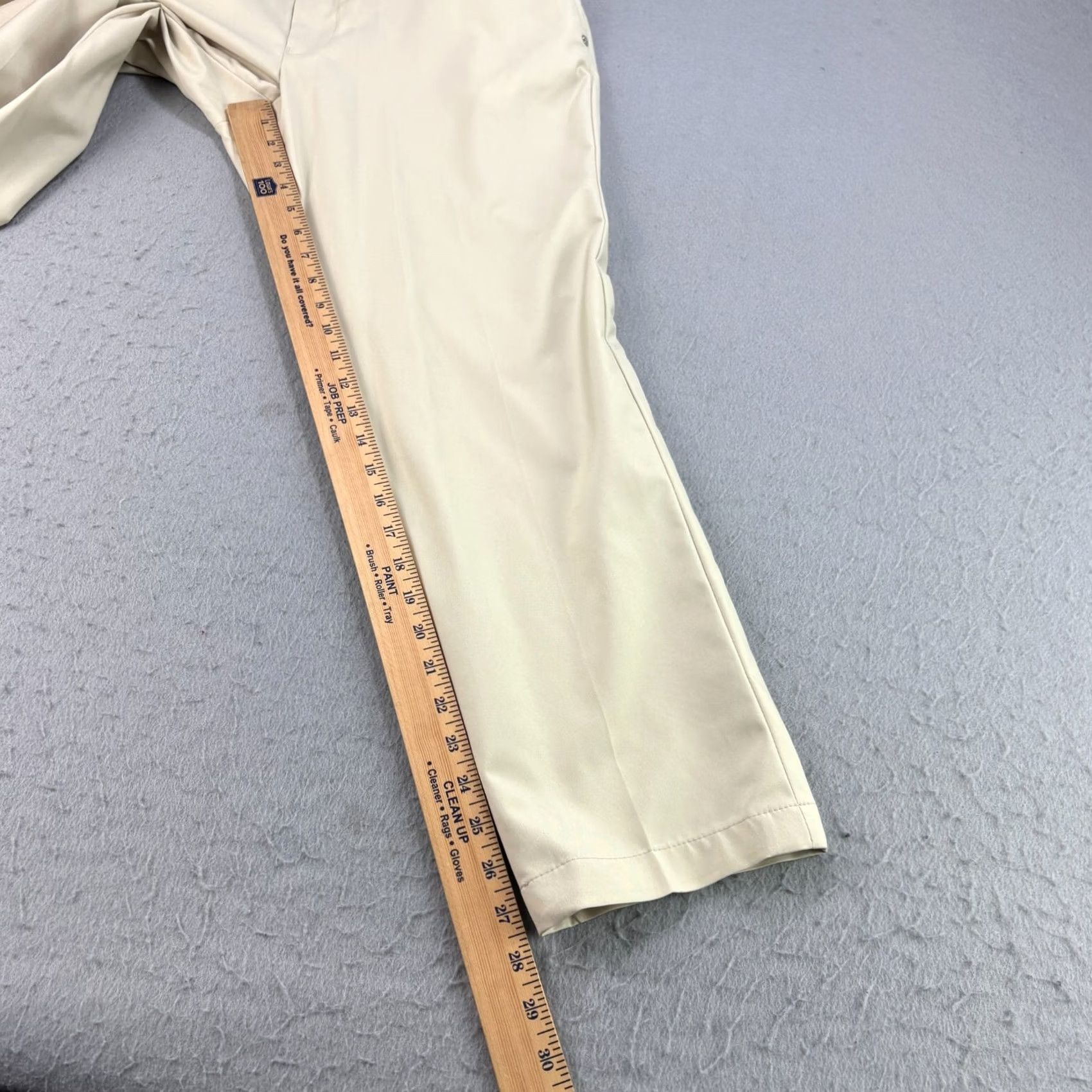 RLX Ralph Lauren RLX Ralph Lauren Pants Mens 34x32 Beige Dress Slacks Zip Front Flat Front Logo Regular Inseam 28 Straight Size US 34 / EU 50 - 7 Thumbnail