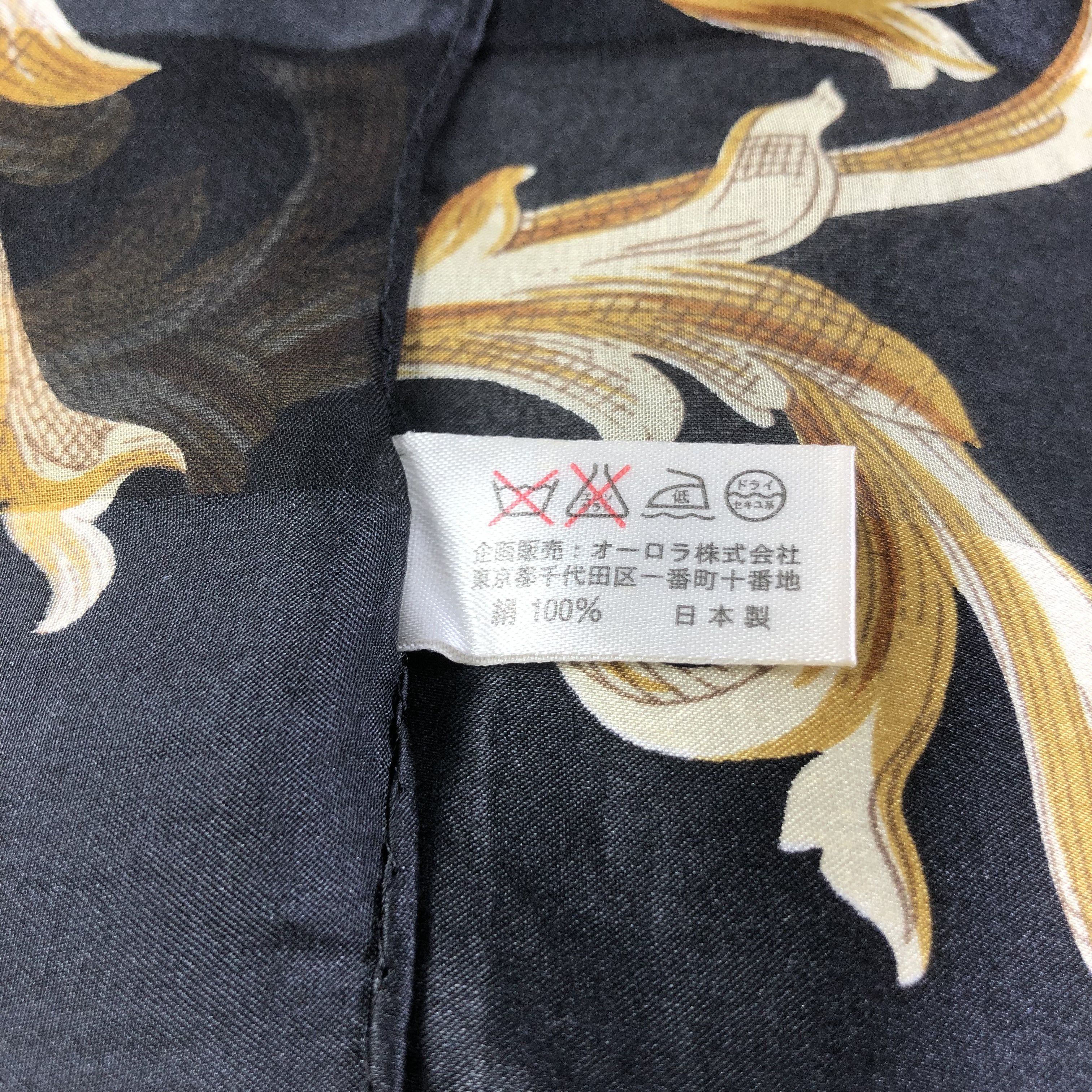 Bill Blass Bill Blass Luxury Baroque Silk Scarf M668 Size ONE SIZE - 5 Thumbnail