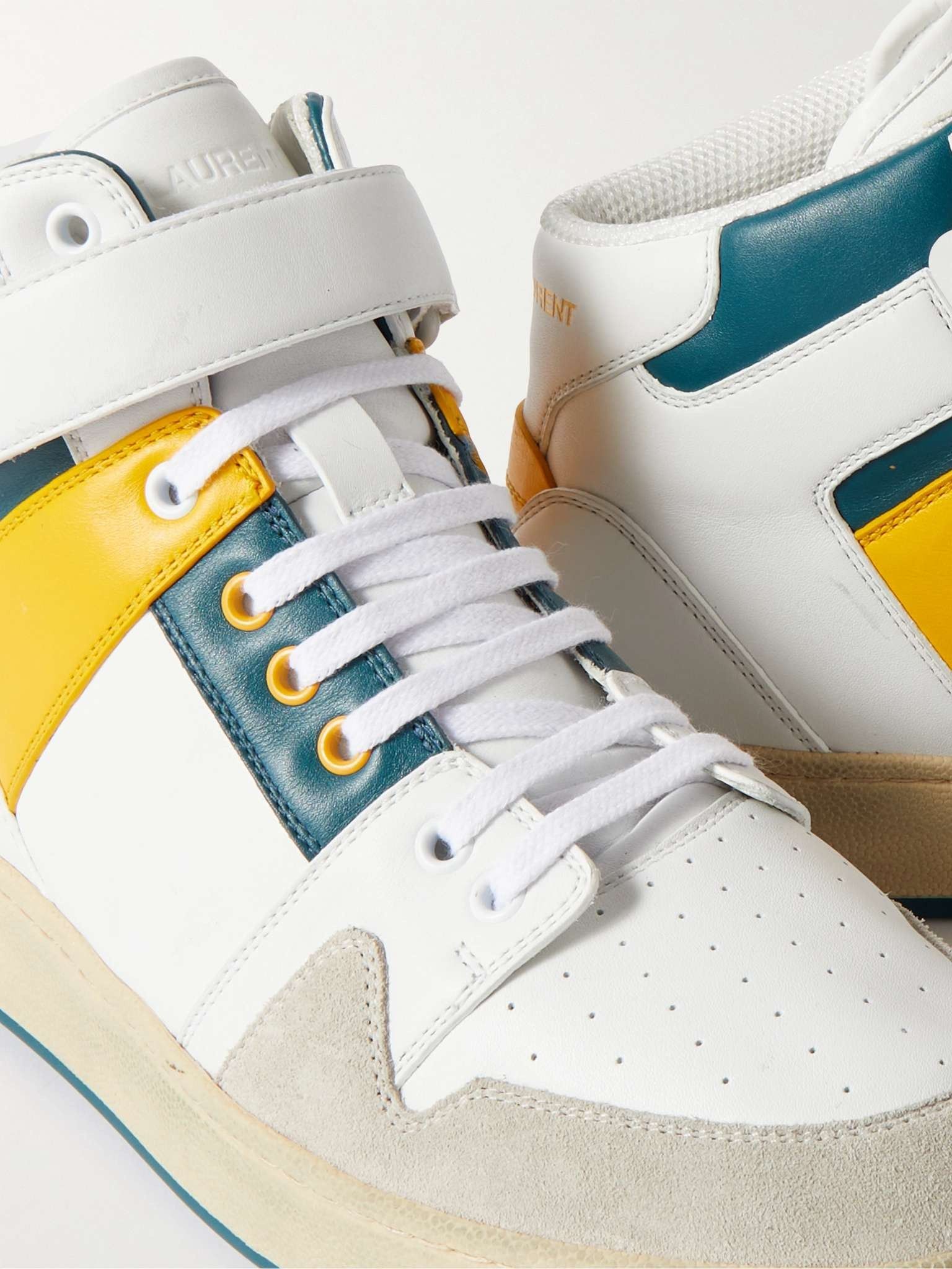 Saint Laurent Paris oc11z1025 757317 LAX Mid Top Sneakers in Multicolor Size US 9.5 / EU 42-43 - 5 Thumbnail