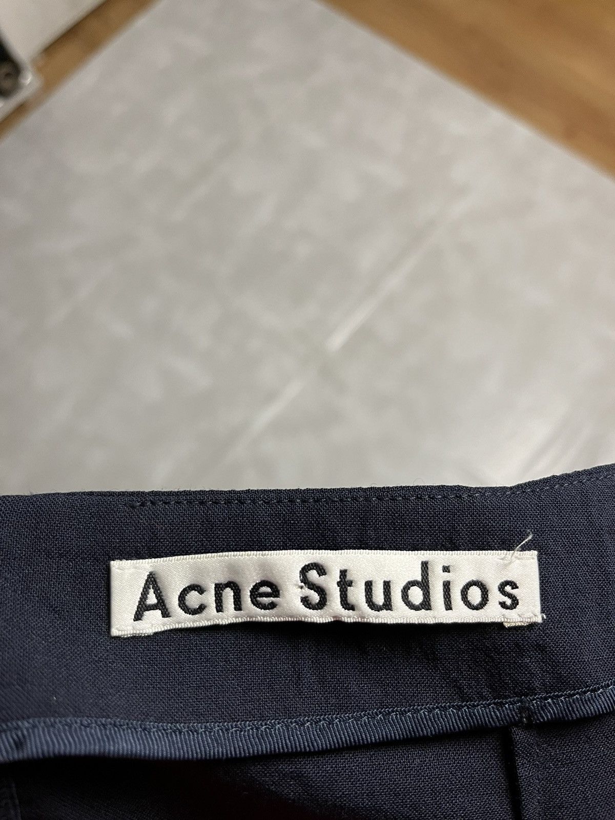Acne Studios Acne Studios Pocket Wool Kimbra Stretch SS15 Skirt Size 26" / US 2 / IT 38 - 4 Thumbnail