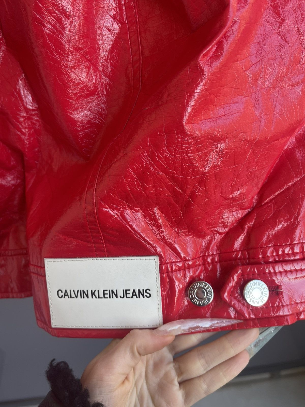 Calvin Klein Calvin Klein Jeans latex-like Jacket Size M / US 6-8 / IT 42-44 - 4 Thumbnail