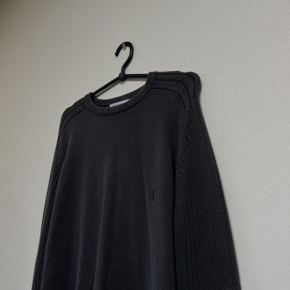 Yves Saint Laurent YSL Sweater Knit Yves Saint Laurent Sweater Vintage Faded Size US L / EU 52-54 / 3 - 2 Thumbnail