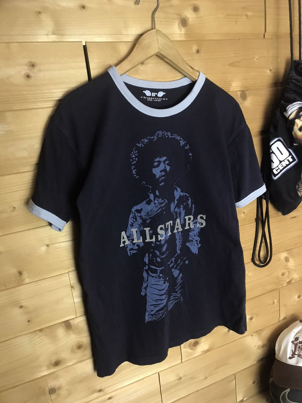 Band Tees Vintage Ringspun Jimi Hendrix voodoo t-shirt Size US S / EU 44-46 / 1 - 3 Thumbnail