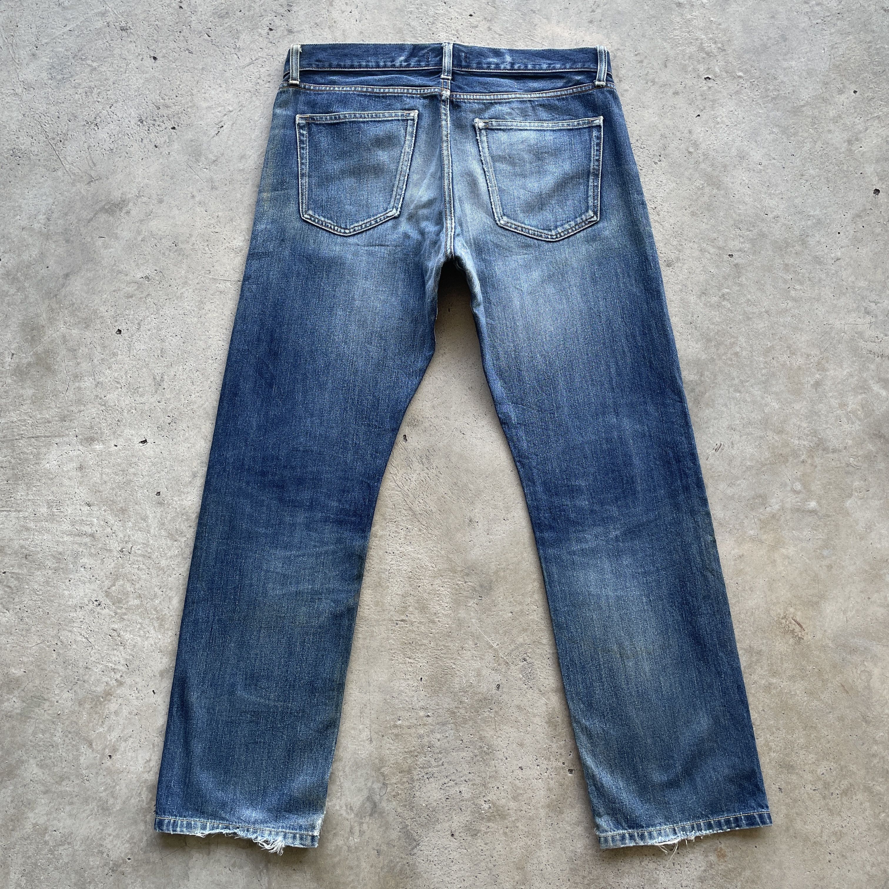 Japanese Brand Vintage Japanese Brand Faded Jeans Denim Pants W35 Size US 35 - 15 Thumbnail
