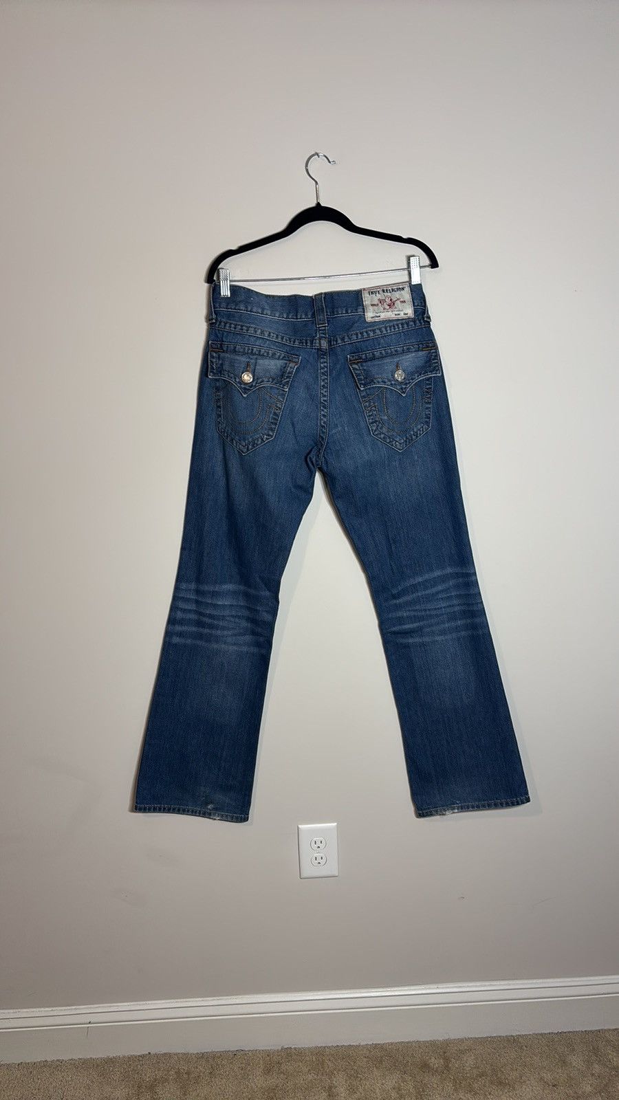 True Religion True Religion Billy Relaxed Bootcut Jeans Size 33" - 5 Thumbnail