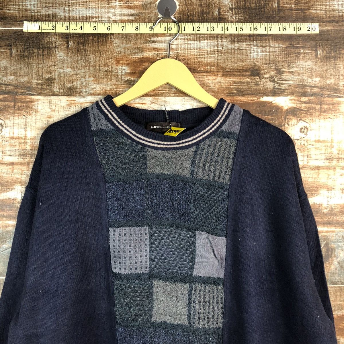 Lindbergh Dark Blue Knitwear sweatshirt #A2299