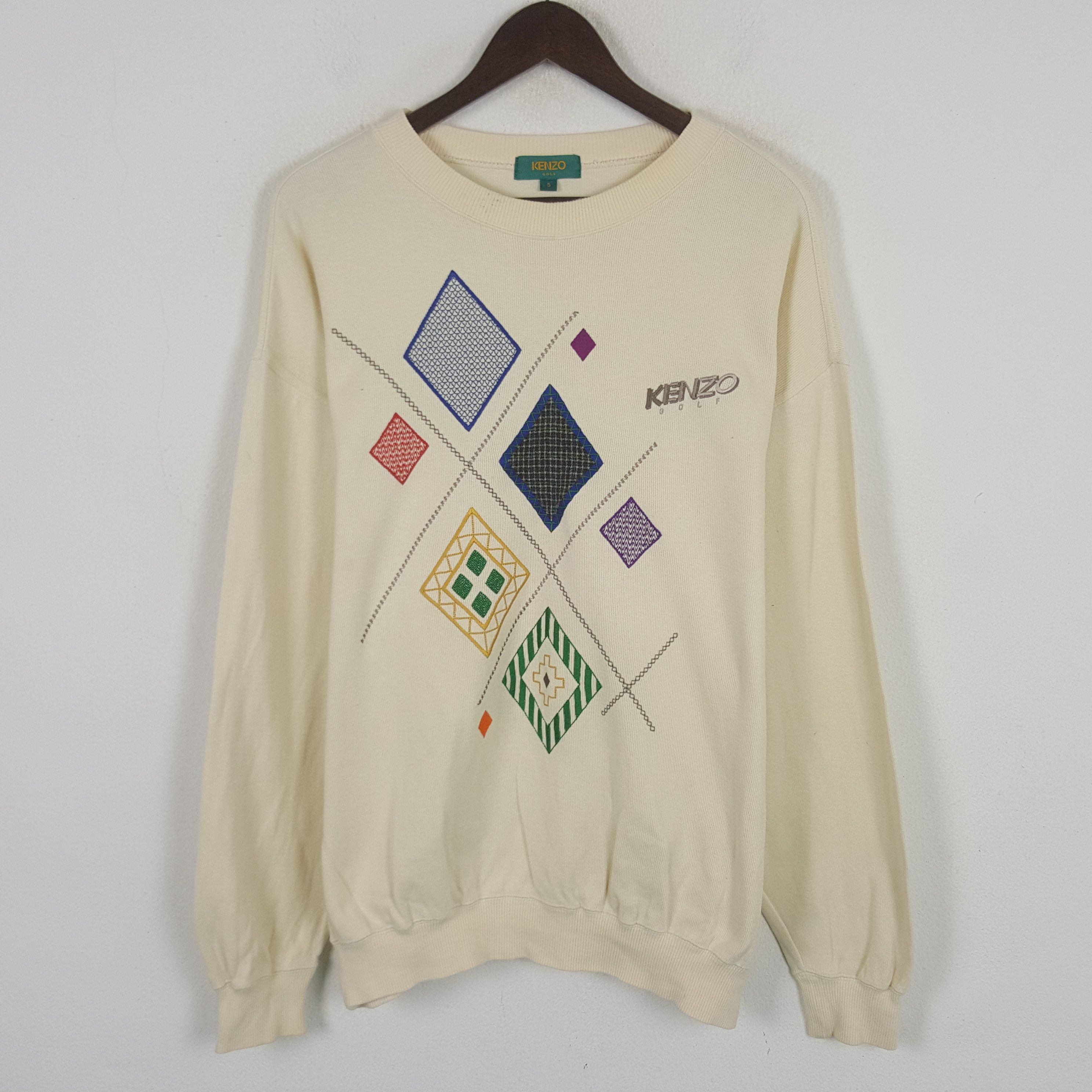 Japanese Brand × Kenzo × Vintage Vintage Kenzo Golf Sweatshirt Size US M / EU 48-50 / 2 - 1 Thumbnail