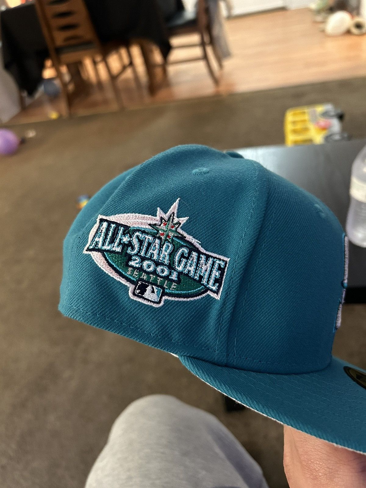 New Era NEW ERA SEATTLE MARINERS ALL STAR GAME 2001 PINK BRIM EDITION SIZE 7 Size ONE SIZE - 2 Thumbnail