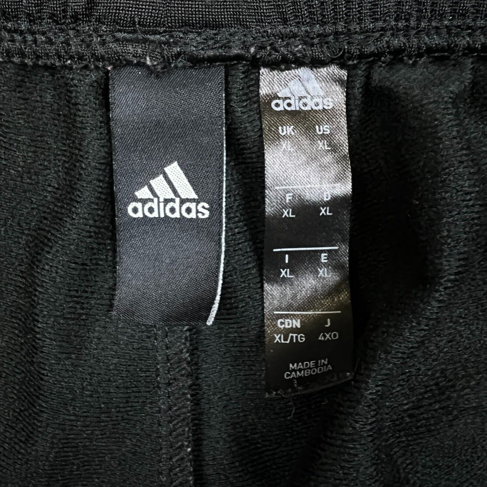 Adidas × Vintage Adidas Track Pants XL Stripe Spell Out Athletic Gym Jogger Size US 34 / EU 50 - 6 Thumbnail