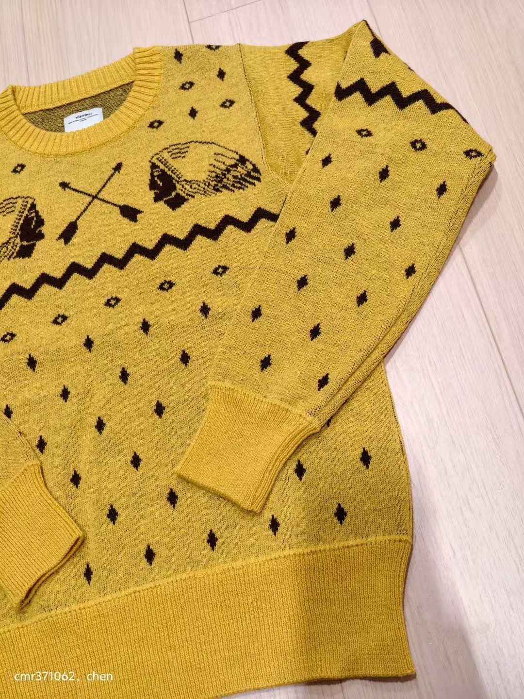Visvim visvim 17AW Vntg Native Jacquard Knit Size US M / EU 48-50 / 2 - 3 Thumbnail
