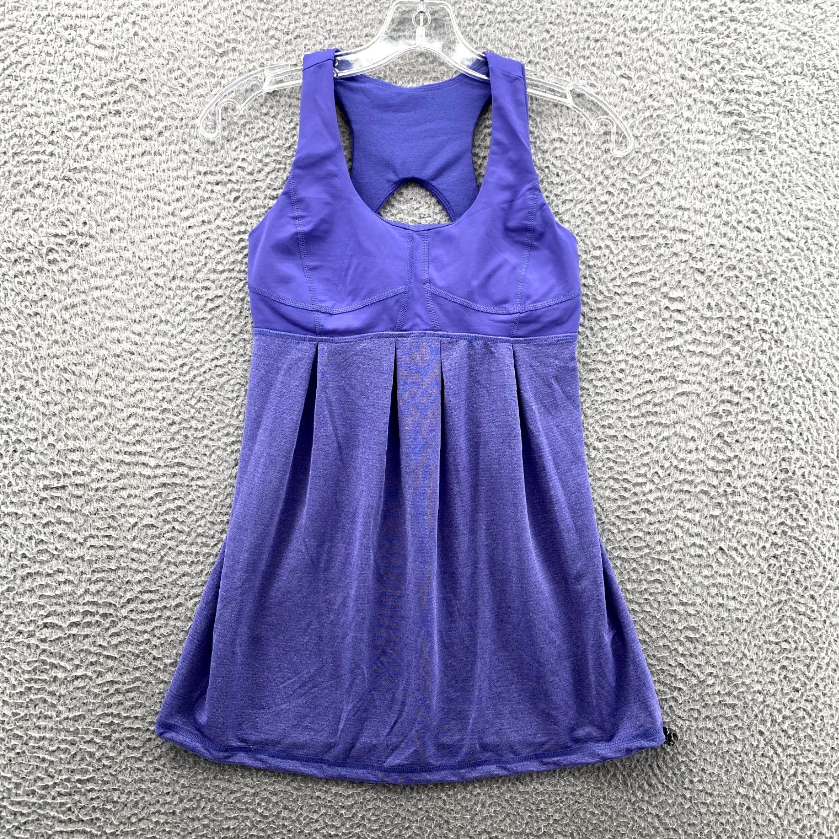 Lululemon Lululemon Run Your Heart Out Tank Women’s 6 Purple Built In Bra Racerback Blouse Size M / US 6-8 / IT 42-44 - 2 Thumbnail