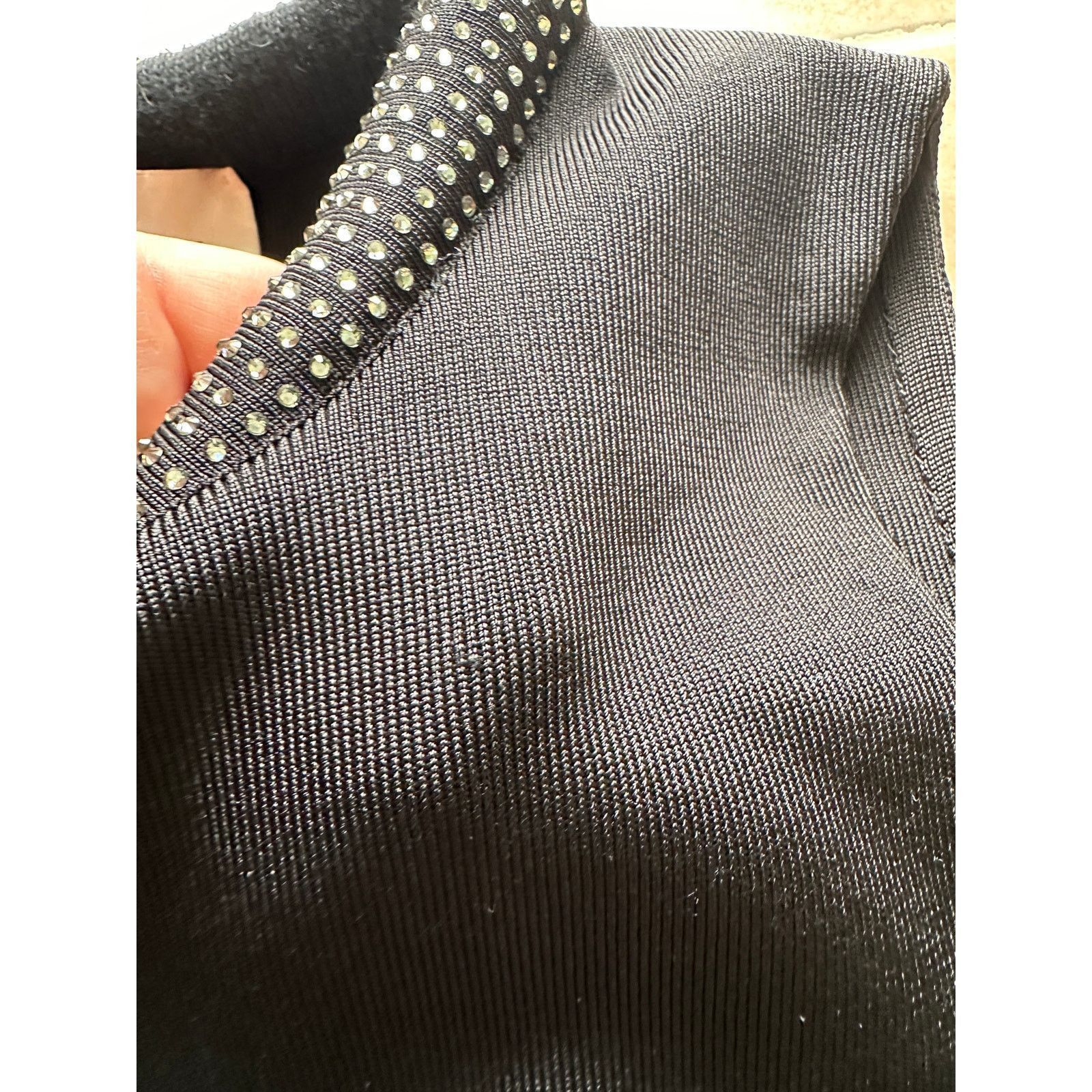 Christopher Kane Christopher Kane Black-trim swarovski crystal Bodycon Dress Size M / US 6-8 / IT 42-44 - 5 Thumbnail
