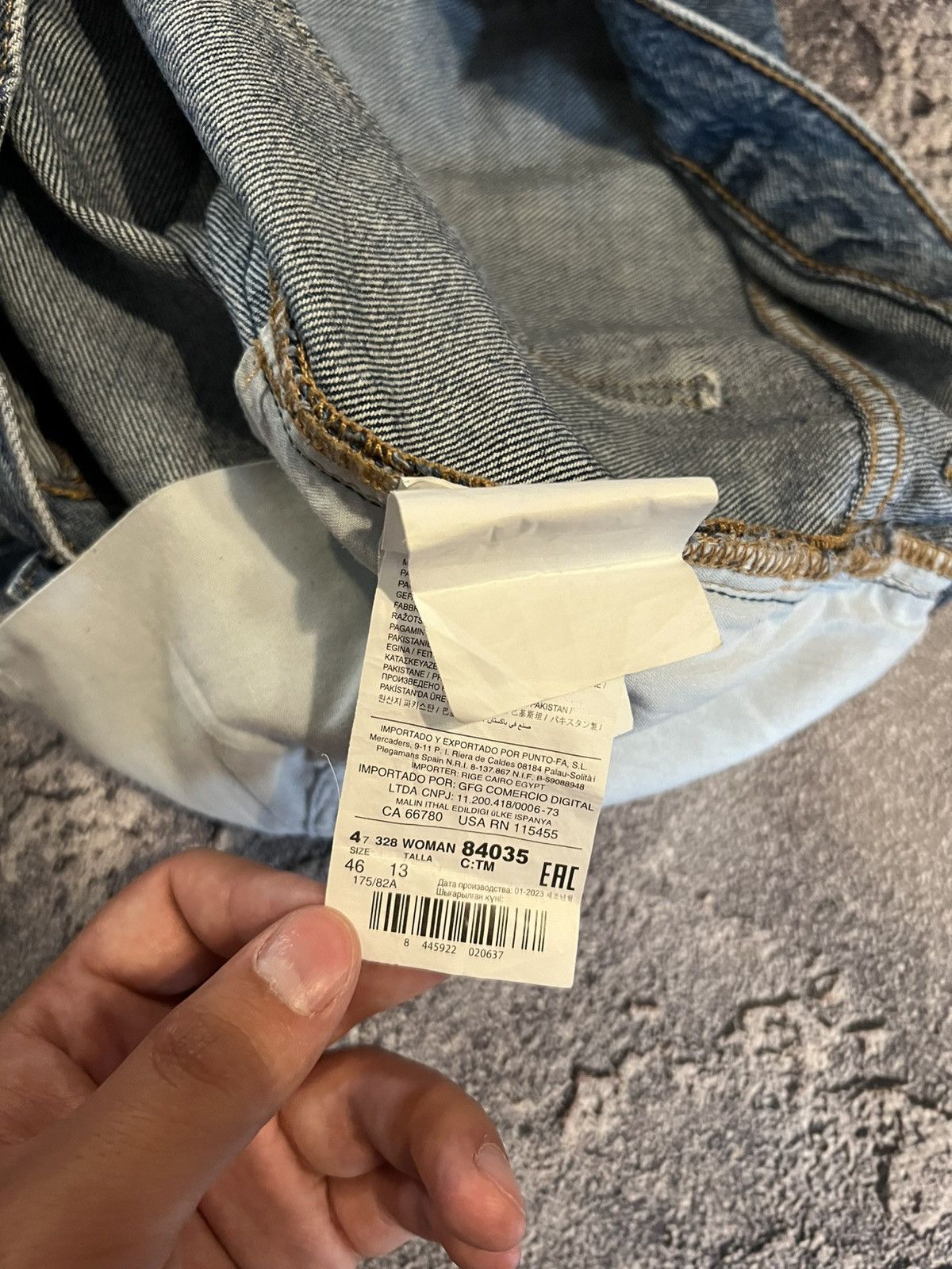 Japanese Brand Japanese Streetwear Faded Leg / Balenciaga Style Swag Denim Size US 34 / EU 50 - 7 Thumbnail