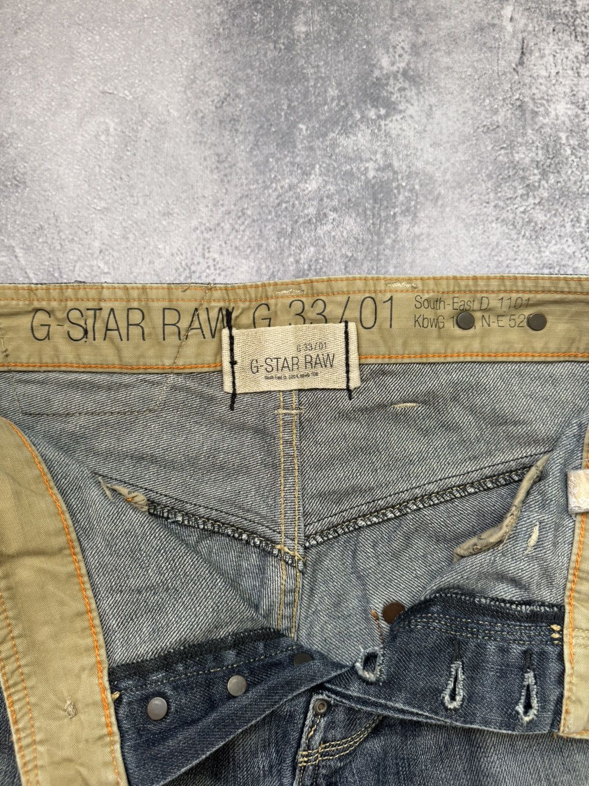 G-Star G-Star Raw 3301 Denim Jeans Faded Grey Size US 31 - 15 Thumbnail