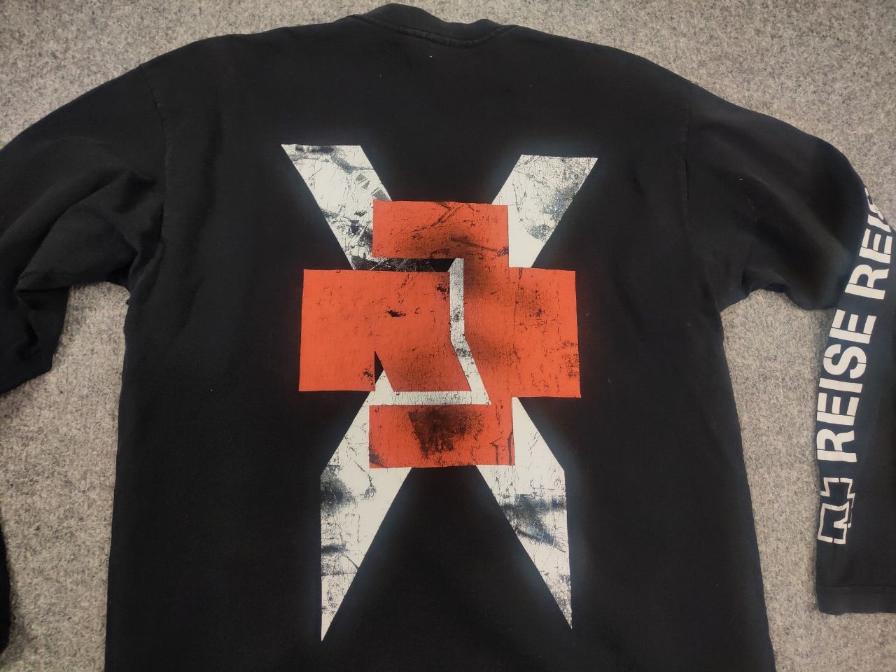 Band Tees Rammstein Reise Vintage Logo Rock Band Long Sleeve Tshirt Size US M / EU 48-50 / 2 - 12 Thumbnail