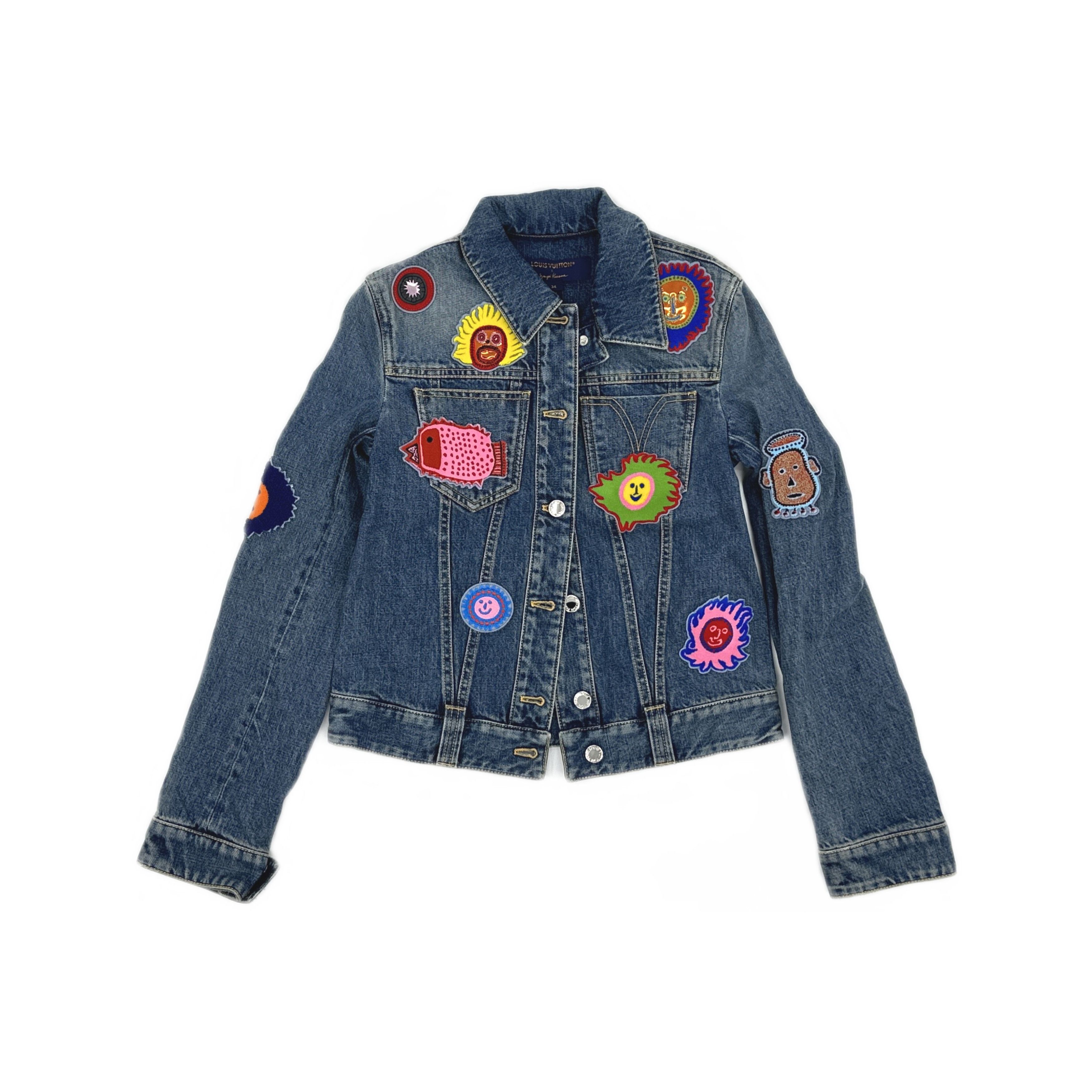 Louis Vuitton Louis Vuitton x Yayoi Kusama Patch Denim Jacket 34 Size XS / US 0-2 / IT 36-38 - 1 Thumbnail