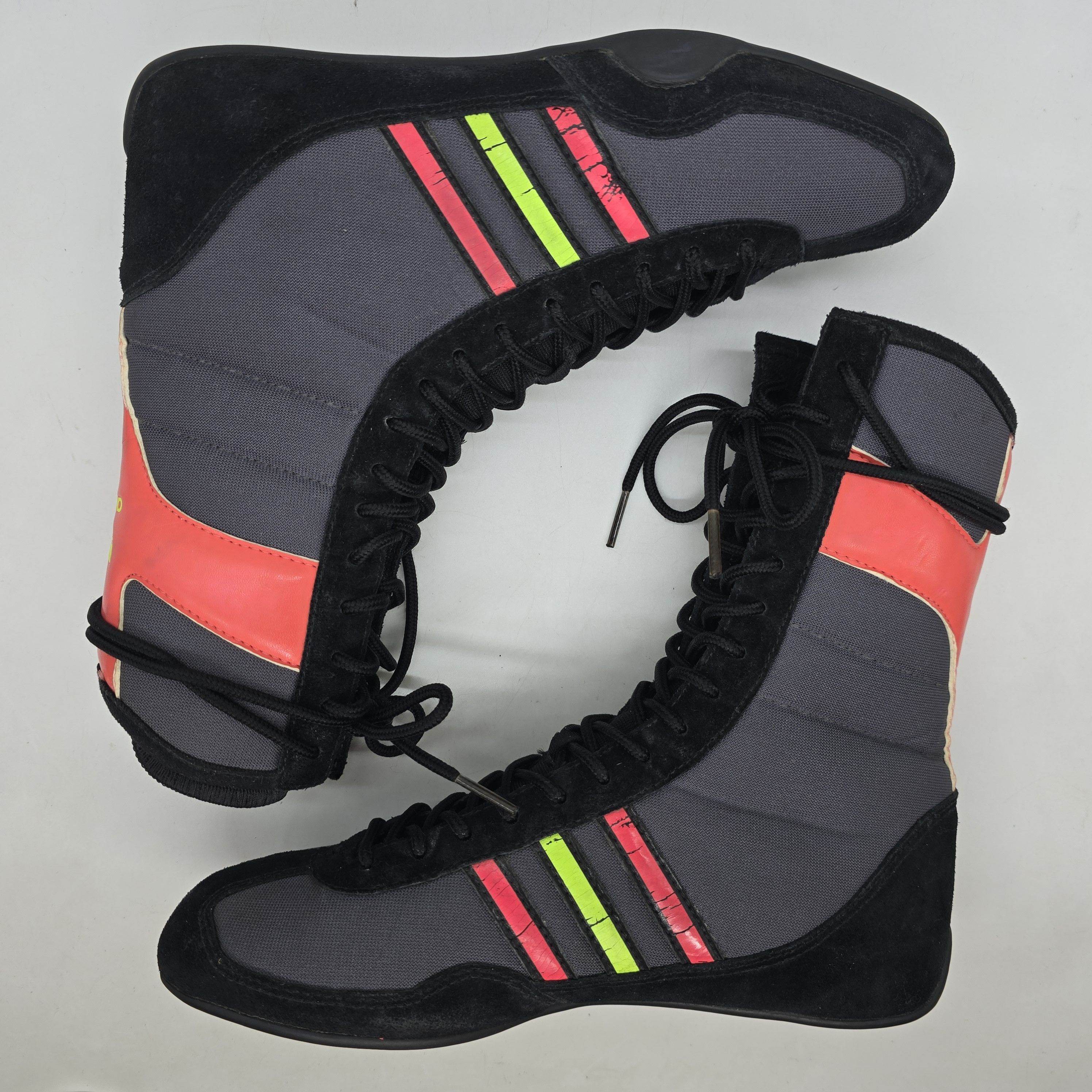 Adidas × Vintage Adidas - Y2K Wrestling Hi Boots Size US 6 / IT 36 - 6 Thumbnail