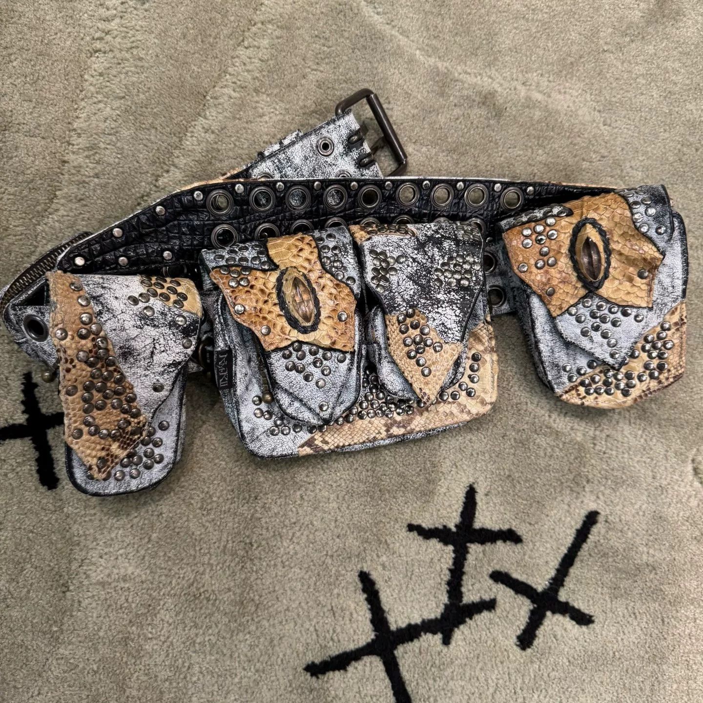 KMRii kmrii Python Skin Belt Bag Size ONE SIZE - 1 Thumbnail
