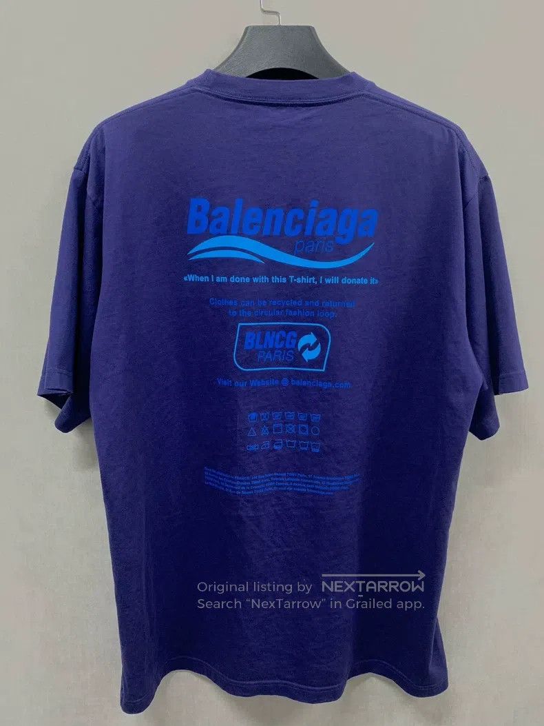 Balenciaga Balenciaga Eco Logo Short Sleeve Size US XXS / EU 40 - 4 Thumbnail