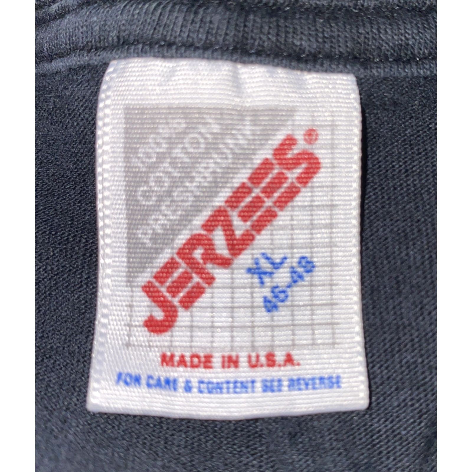 Jerzees VINTAGE Jerzees Mens T-Shirt Wolf Print USA Made Black XL Shirt Mens XL Black Wolf Print T-Shirt Size US XL / EU 56 / 4 - 4 Thumbnail