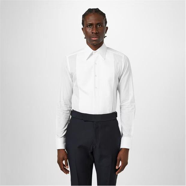 Tom Ford o1g2r1mq0724 Palen Shirt in White Size US S / EU 44-46 / 1 - 3 Thumbnail