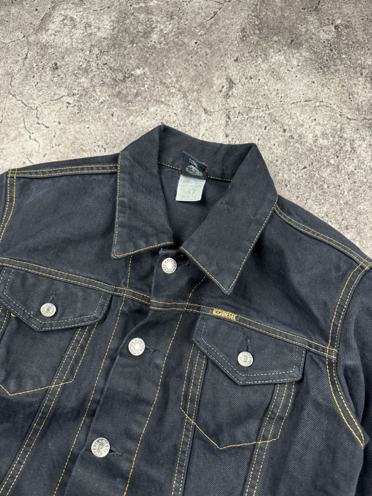 Diesel VINTAGE Y2K DIESEL PATCH DENIM JACKET AVANT GARDE RICK OWENS Size S / US 4 / IT 40 - 3 Thumbnail