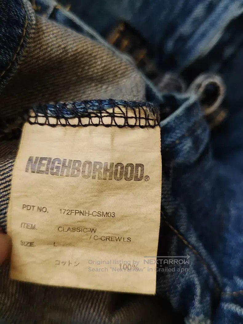 Neighborhood Neighborhood Washed Splattered Tang Suit Denim Jacket Size US M / EU 48-50 / 2 - 6 Thumbnail