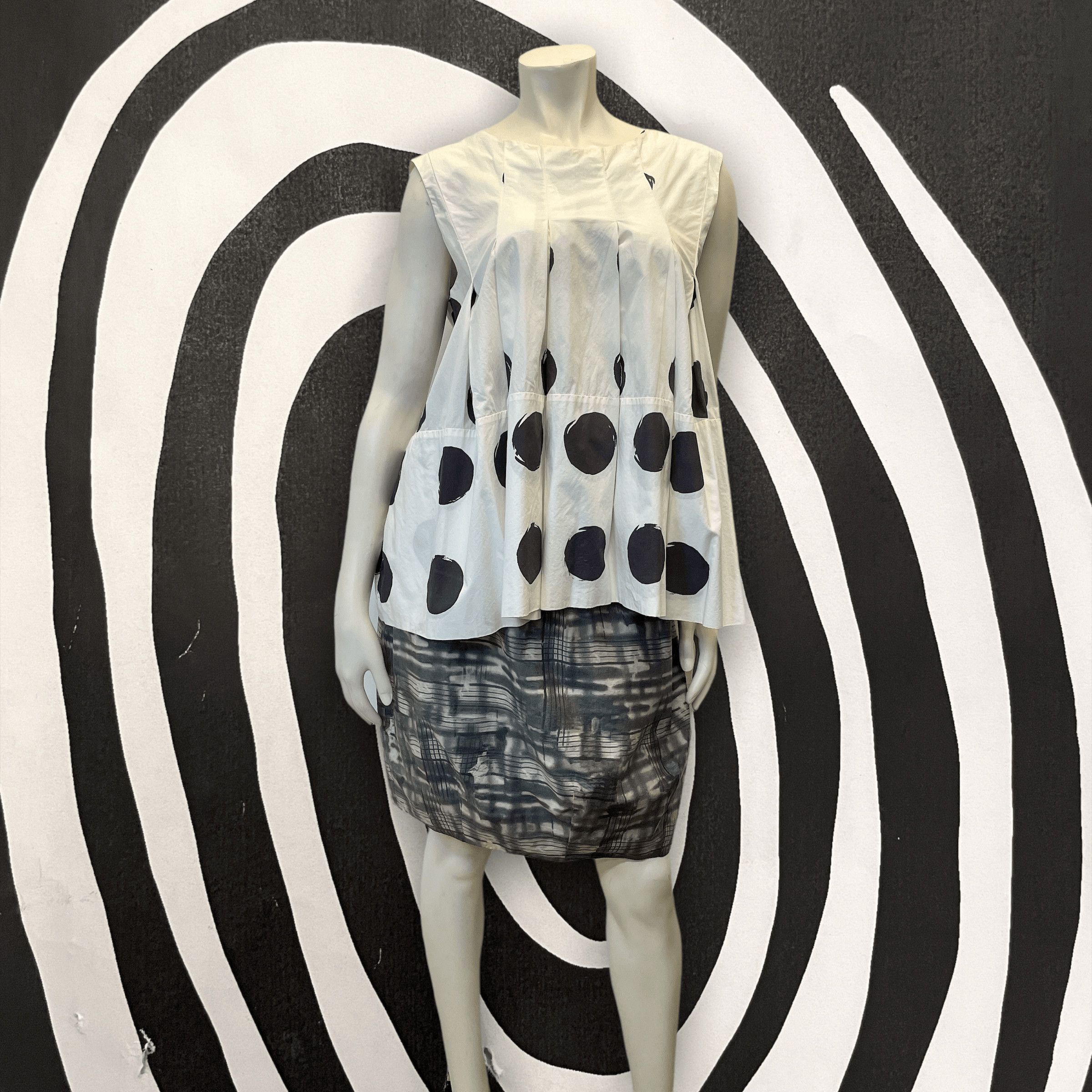 Marni Marni Fall ‘06 Vintage Designer Polkadot Summer Top Made In Italy Size M Size M / US 6-8 / IT 42-44 - 2 Thumbnail