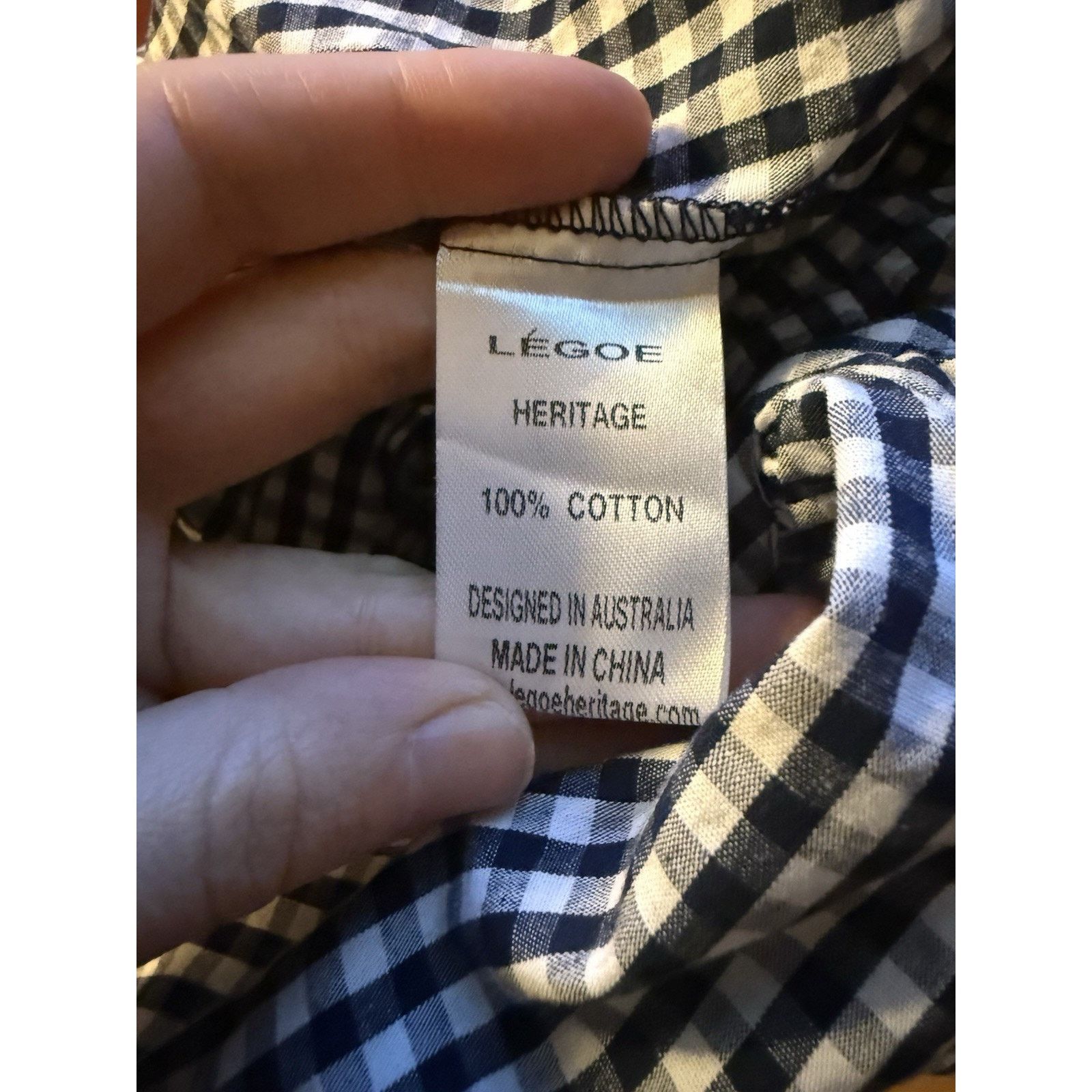 Other Legoe Heritage Gidget Dress Maternity Navy Gingham 3 XL Size XL / US 12-14 / IT 48-50 - 5 Thumbnail