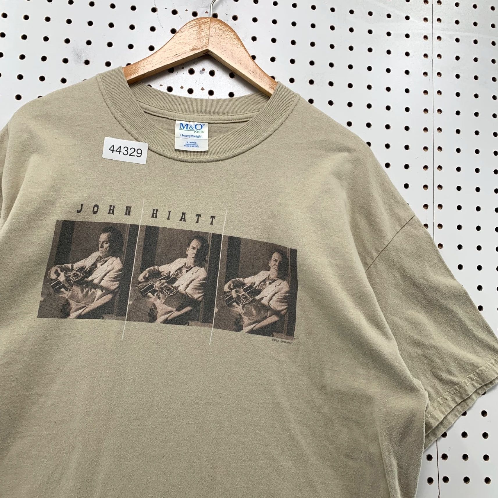 Doublet VINTAGE John Hiatt Tiki Bar is Open 2001 Concert T Shirt Mens XL Double Sided Music Beige Cotton Short Sleeve Shirt - Men XL Size US XL / EU 56 / 4 - 4 Thumbnail