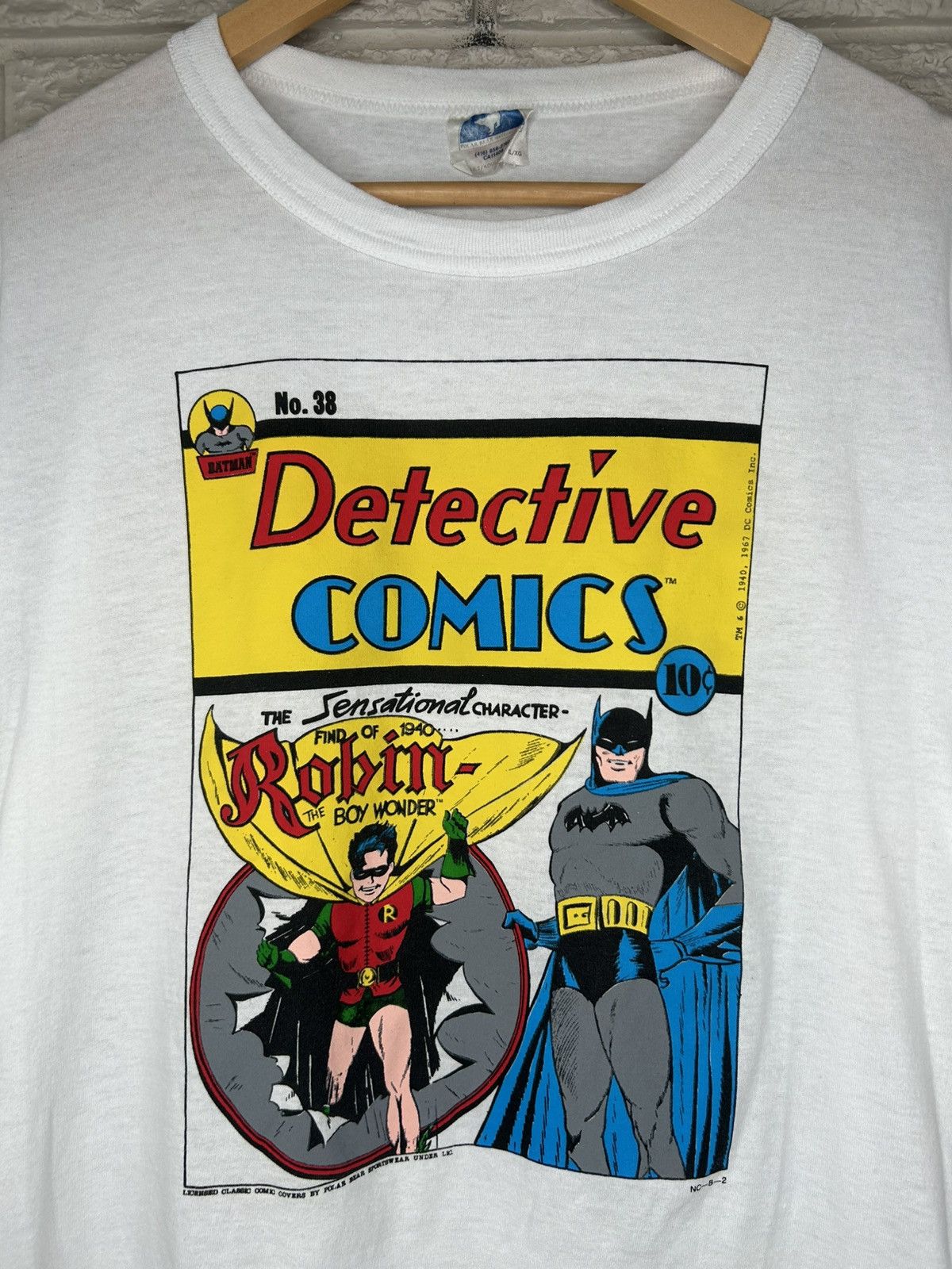 Vintage Vintage DC Comics #38 Batman And Robin T Shirt Size US XL / EU 56 / 4 - 3 Thumbnail
