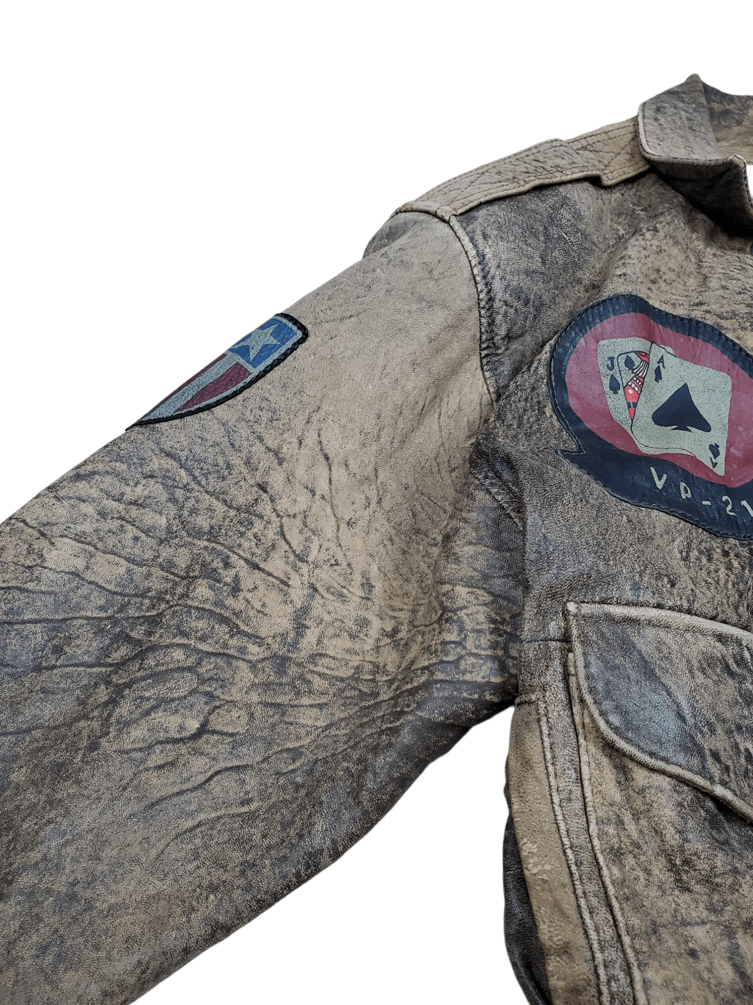 Vintage 🔥Vintage Leather Jacket Matin Air Commmand🔥 Size US L / EU 52-54 / 3 - 8 Thumbnail