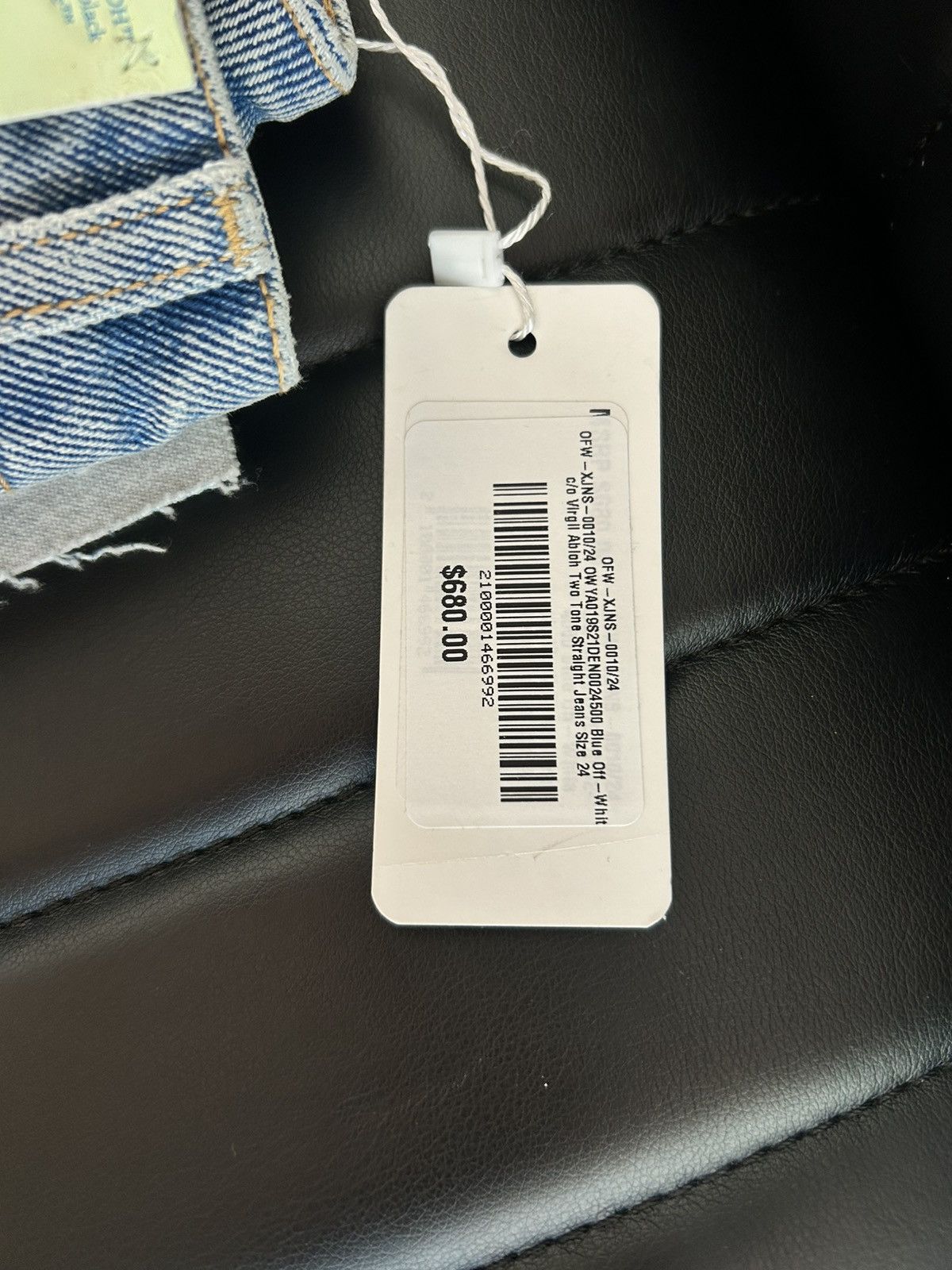 Off-White Off-White Jeans Light Wash Size 24 Size 24" / US 00 / IT 34 - 3 Thumbnail