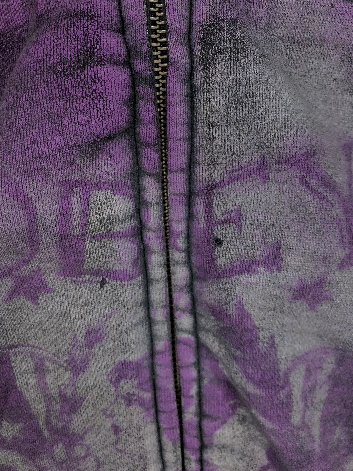 Vintage Obey Big Print Faded Black Hoodie Sweatshirts Hoodies