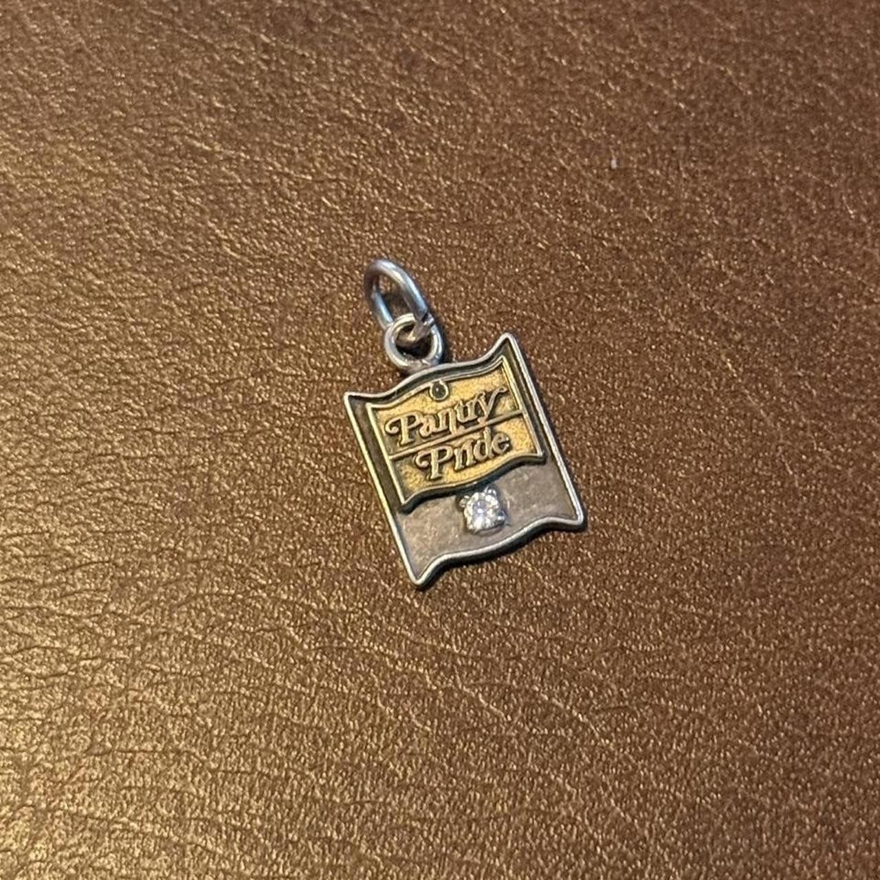 Designer Vintage Sterling Silver Pantry Pride Pendant/Charm Size ONE SIZE - 2 Thumbnail
