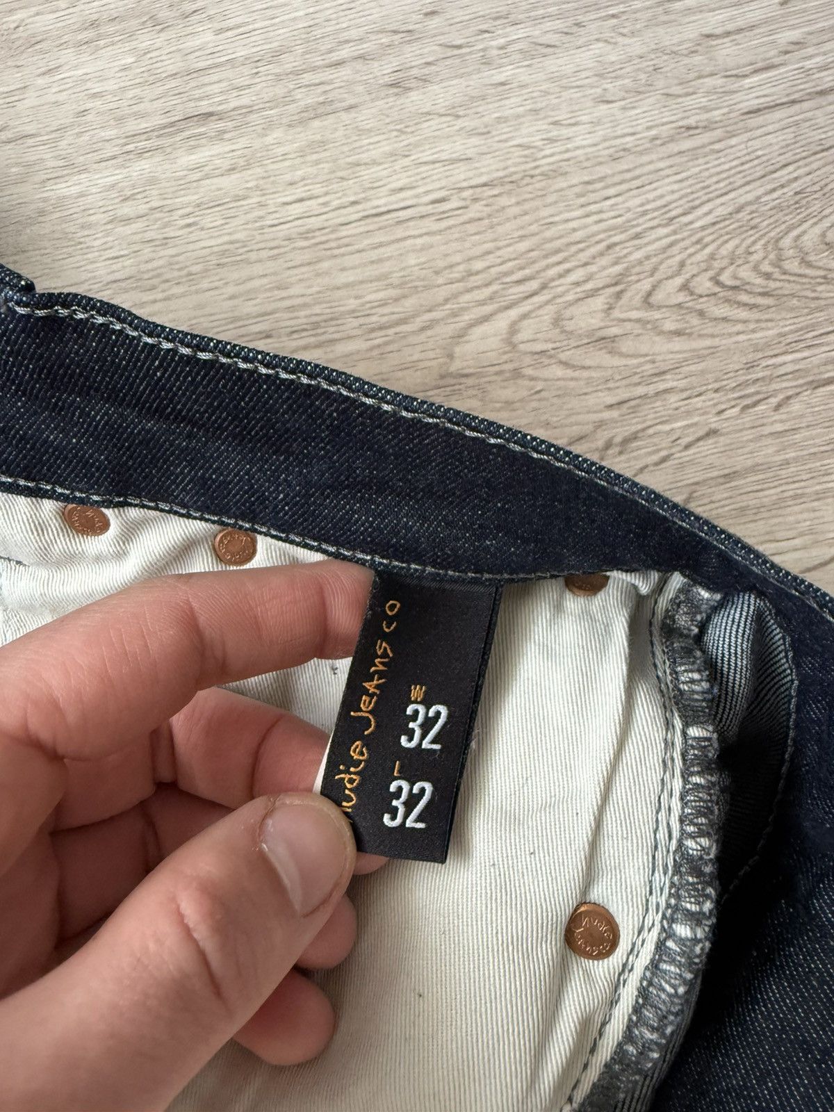Nudie Jeans Nudie Jeans Thin Finn Dry Dark Grey Denim 32x32 Size US 32 / EU 48 - 23 Thumbnail