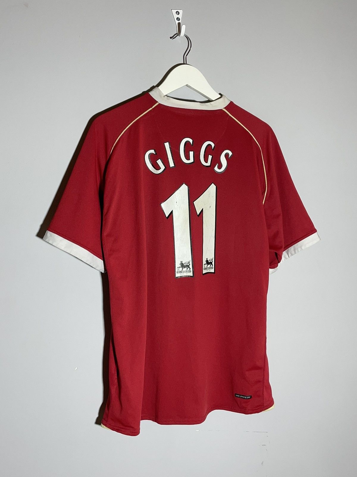 Nike × Vintage #11 Giggs Manchester United 2006/07 Home Y2k Football Shirt Size US XL / EU 56 / 4 - 1 Thumbnail