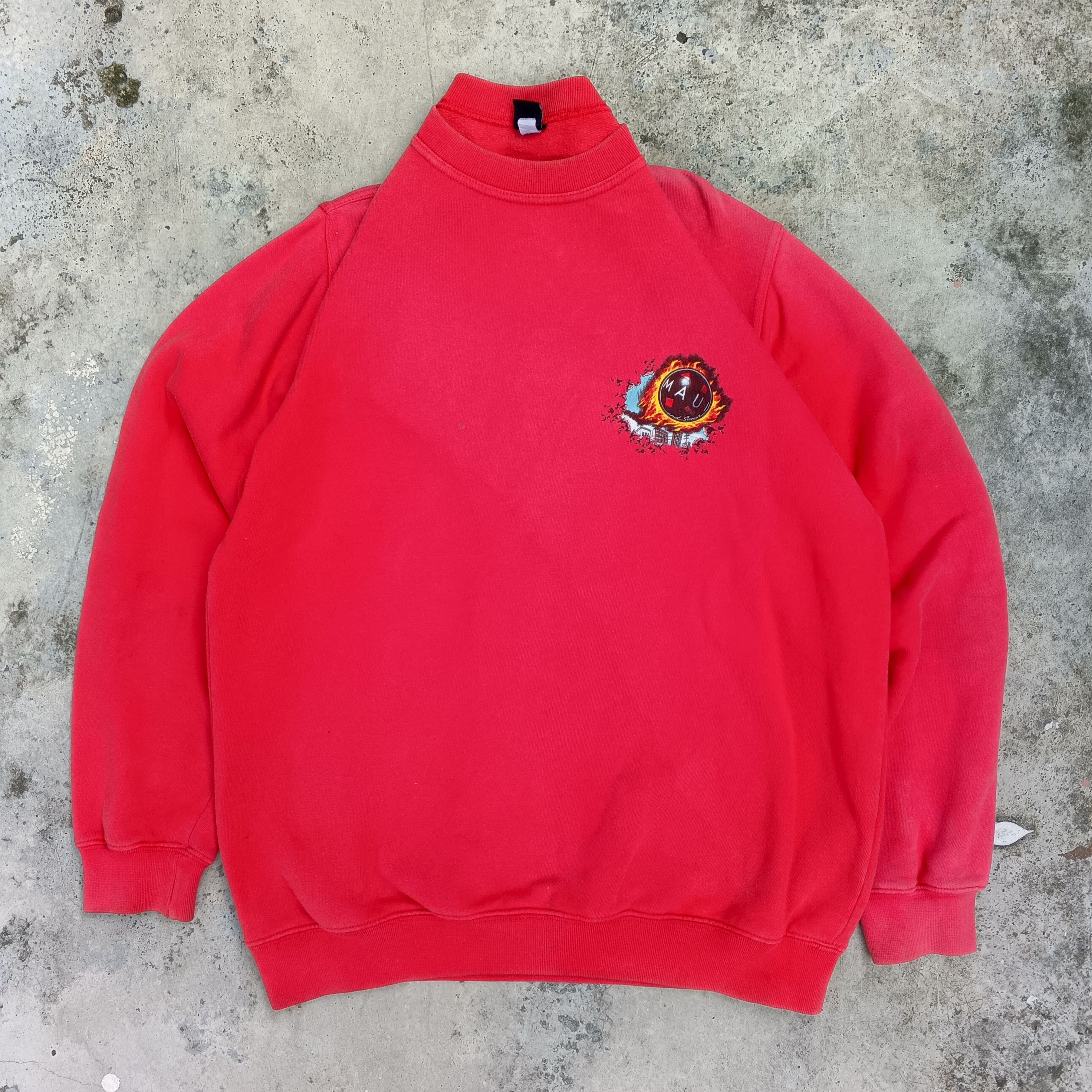 Vintage Vintage 90s Maui And Sons Flame Bikers "Sharkman" BMX Size US M / EU 48-50 / 2 - 2 Thumbnail