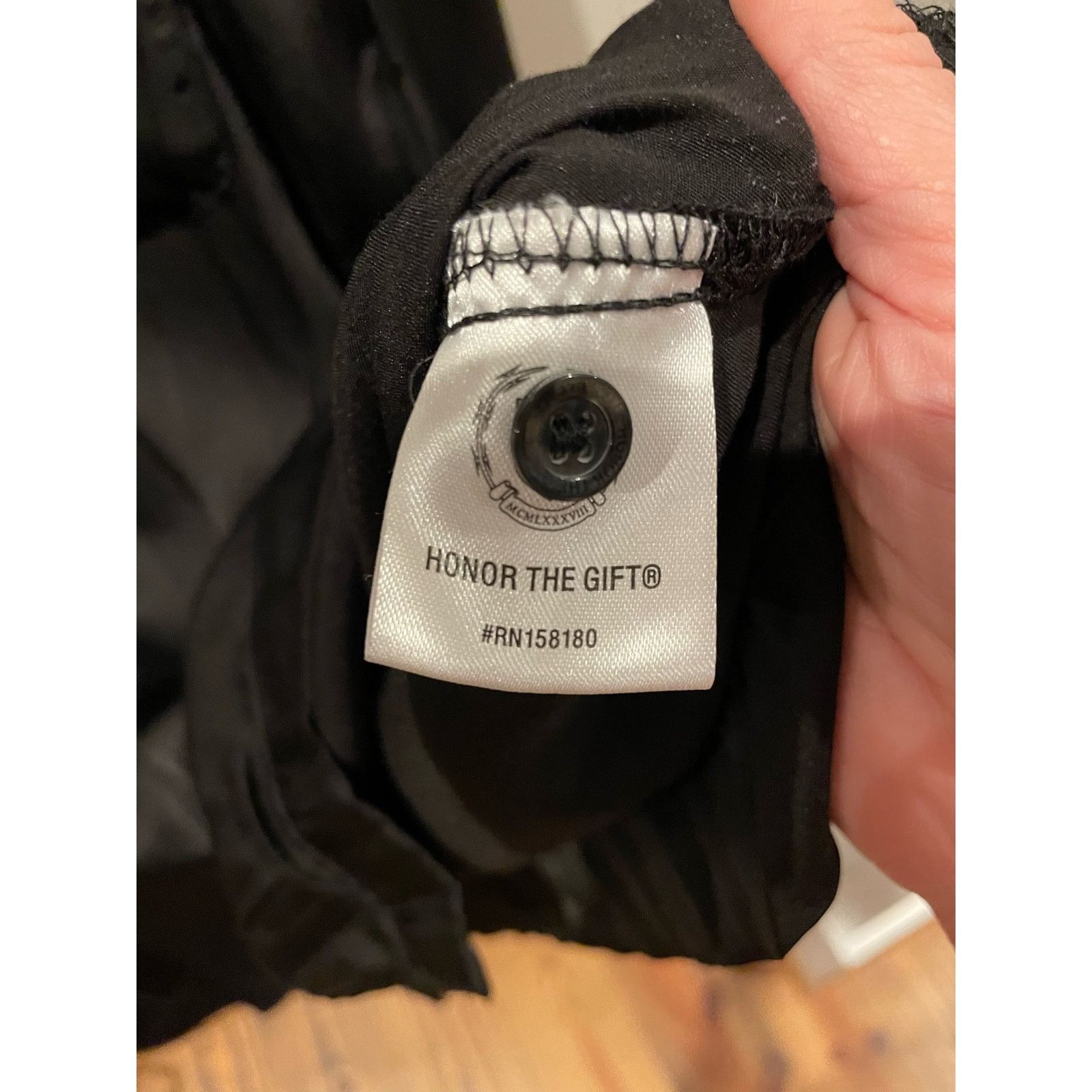 Honor the Gift Honor the Gift Men's Black Century Camp Button Shirt, L Size US L / EU 52-54 / 3 - 14 Thumbnail