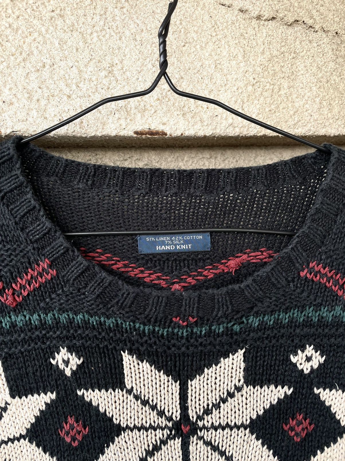 Polo Ralph Lauren Vintage Polo Ralph Lauren RRL Style Snowflake Aztec Sweater Size US L / EU 52-54 / 3 - 4 Thumbnail