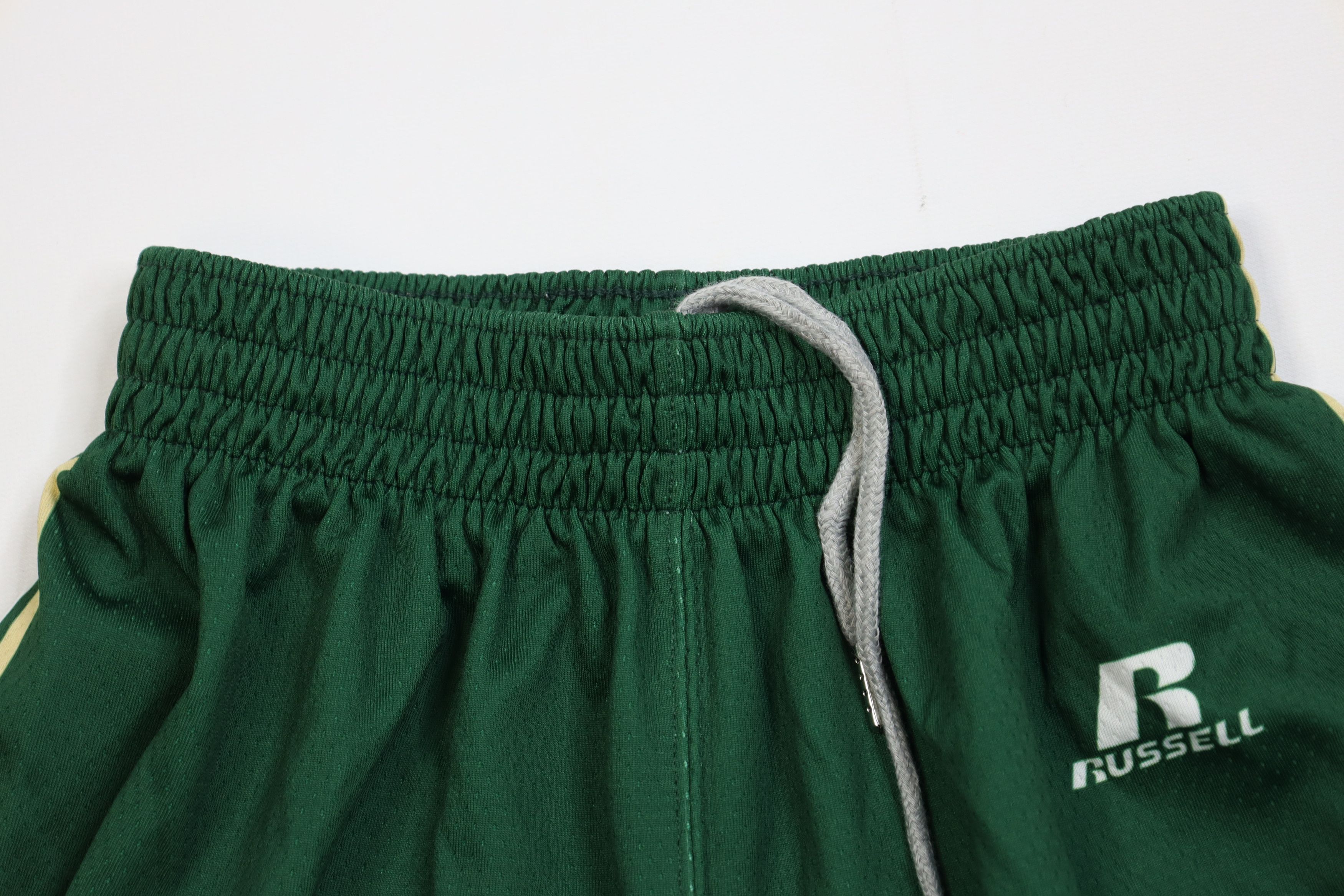 Russell Athletic Vintage 90s Y2K Russell Athletic Basketball Gym Shorts Green Size US 30 / EU 46 - 2 Thumbnail