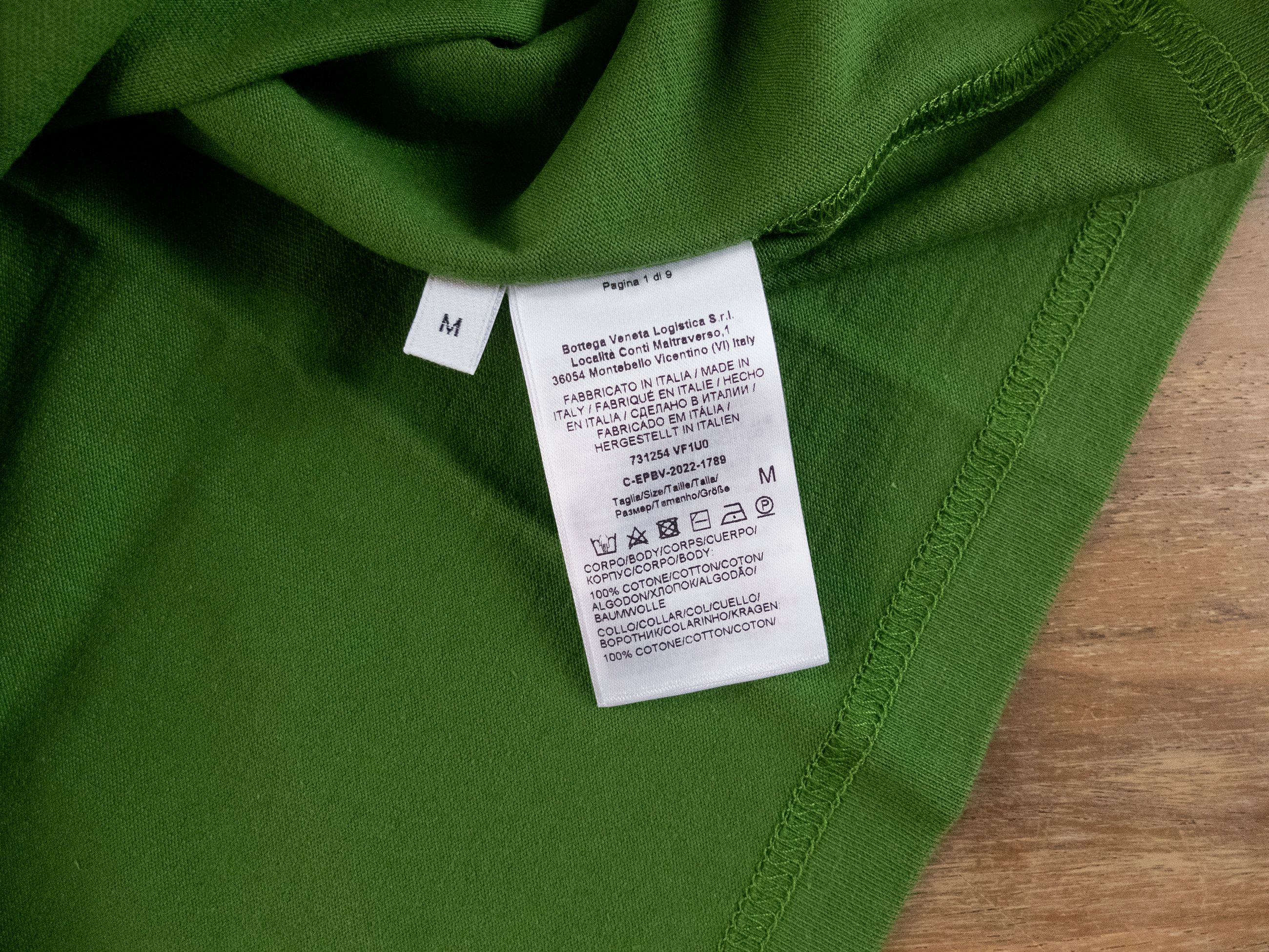 Bottega Veneta BOTTEGA VENETA Sunrise green crewneck cotton t-shirt Medium Size US M / EU 48-50 / 2 - 7 Thumbnail
