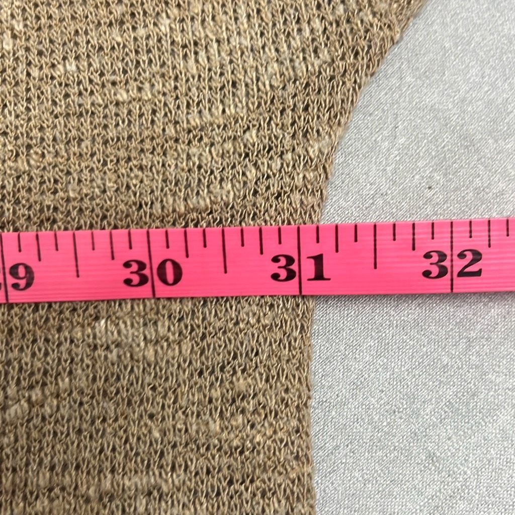 Other Talula Womens Size Medium Sweater Tan V Neck Long Sleeve Ray Size M / US 6-8 / IT 42-44 - 8 Thumbnail