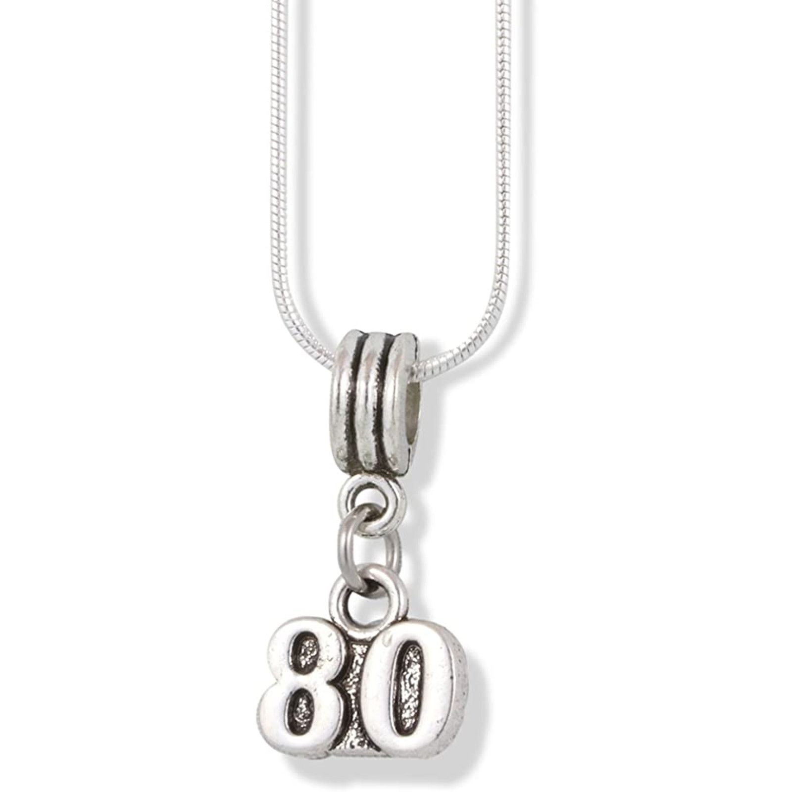 & Other Stories Number Eighty 80 Charm Snake Chain Necklace Size ONE SIZE - 1 Thumbnail