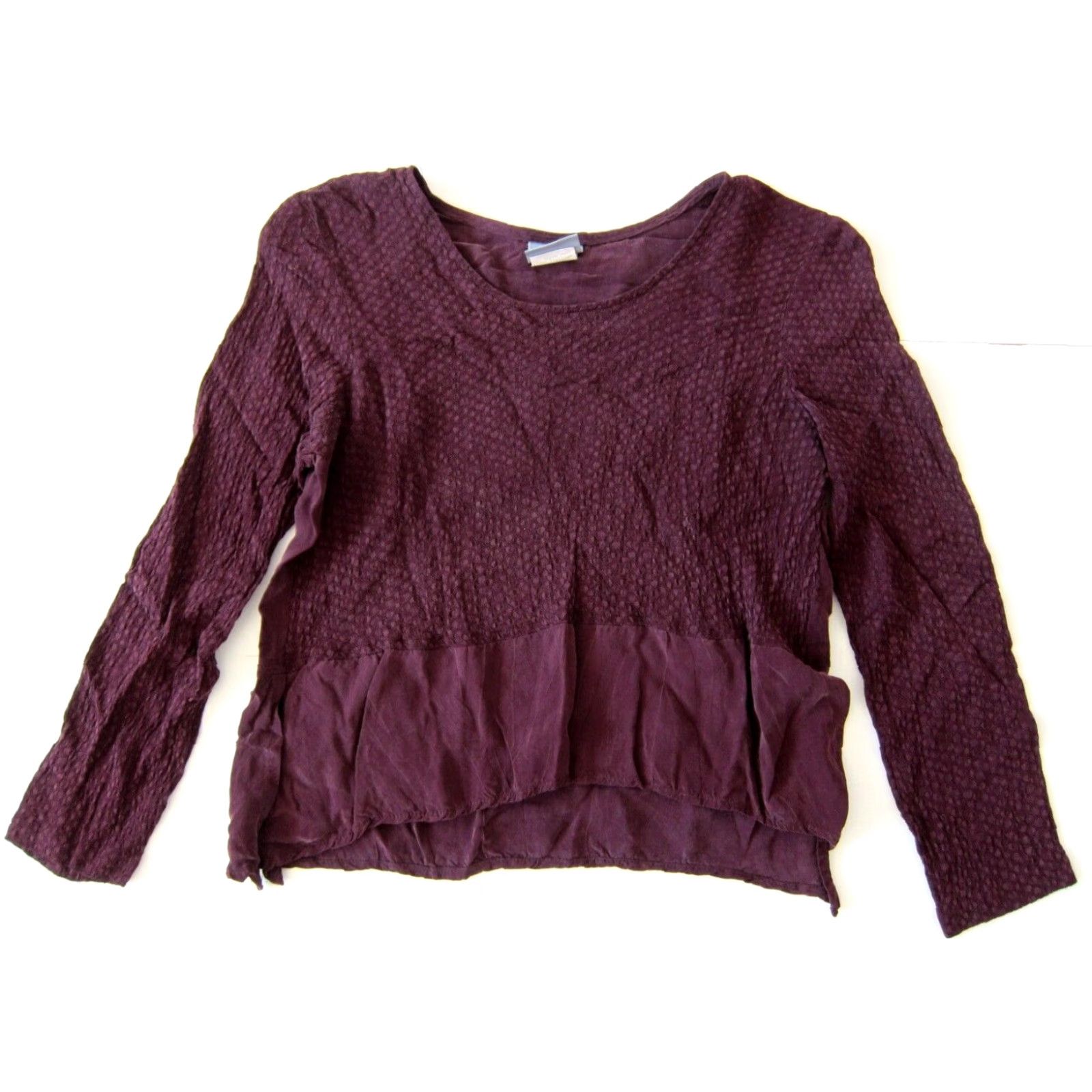 Vintage VINTAGE Rabbit Blouse Shirt 6 Petite Red Long Sleeve Tunic Top Women Size M / US 6-8 / IT 42-44 - 8 Thumbnail