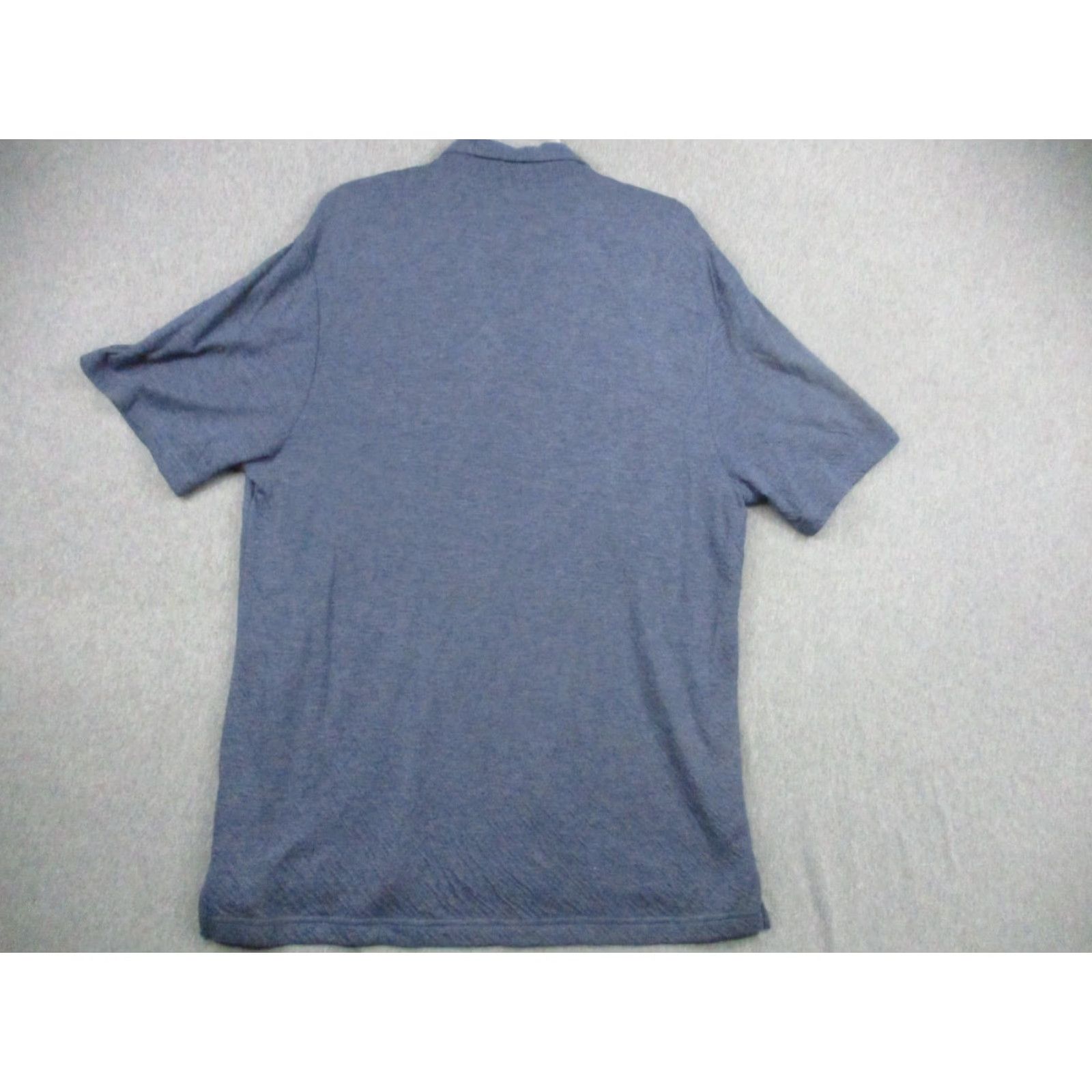 Faherty Faherty Polo Shirt XL Short Sleeve Blue Heathered Soft Size US XL / EU 56 / 4 - 7 Thumbnail