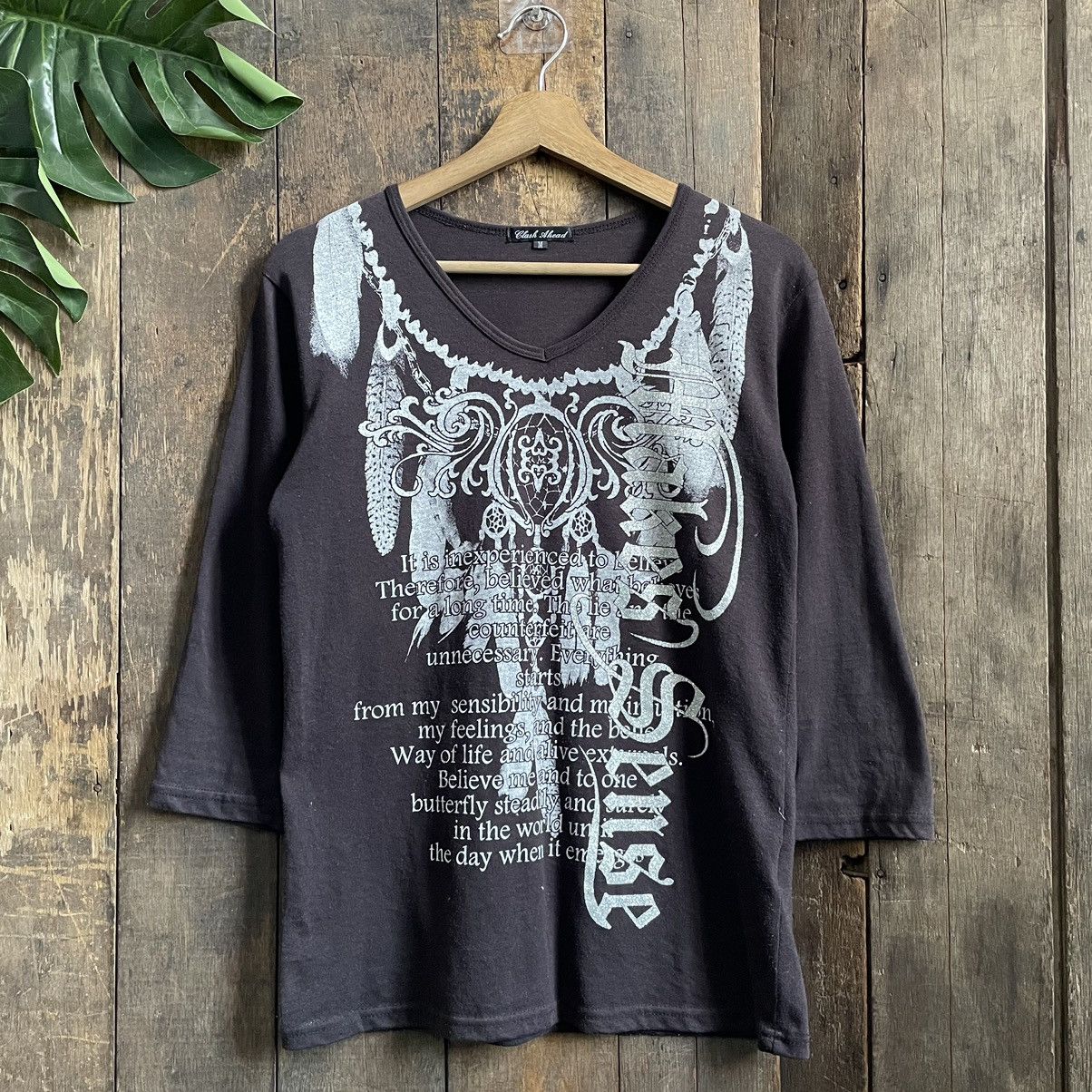image of If Six Was Nine x Le Grande Bleu L G B Vintage Clash Ahead Poem Seditionaries Punk Gothic Lgb Tee i