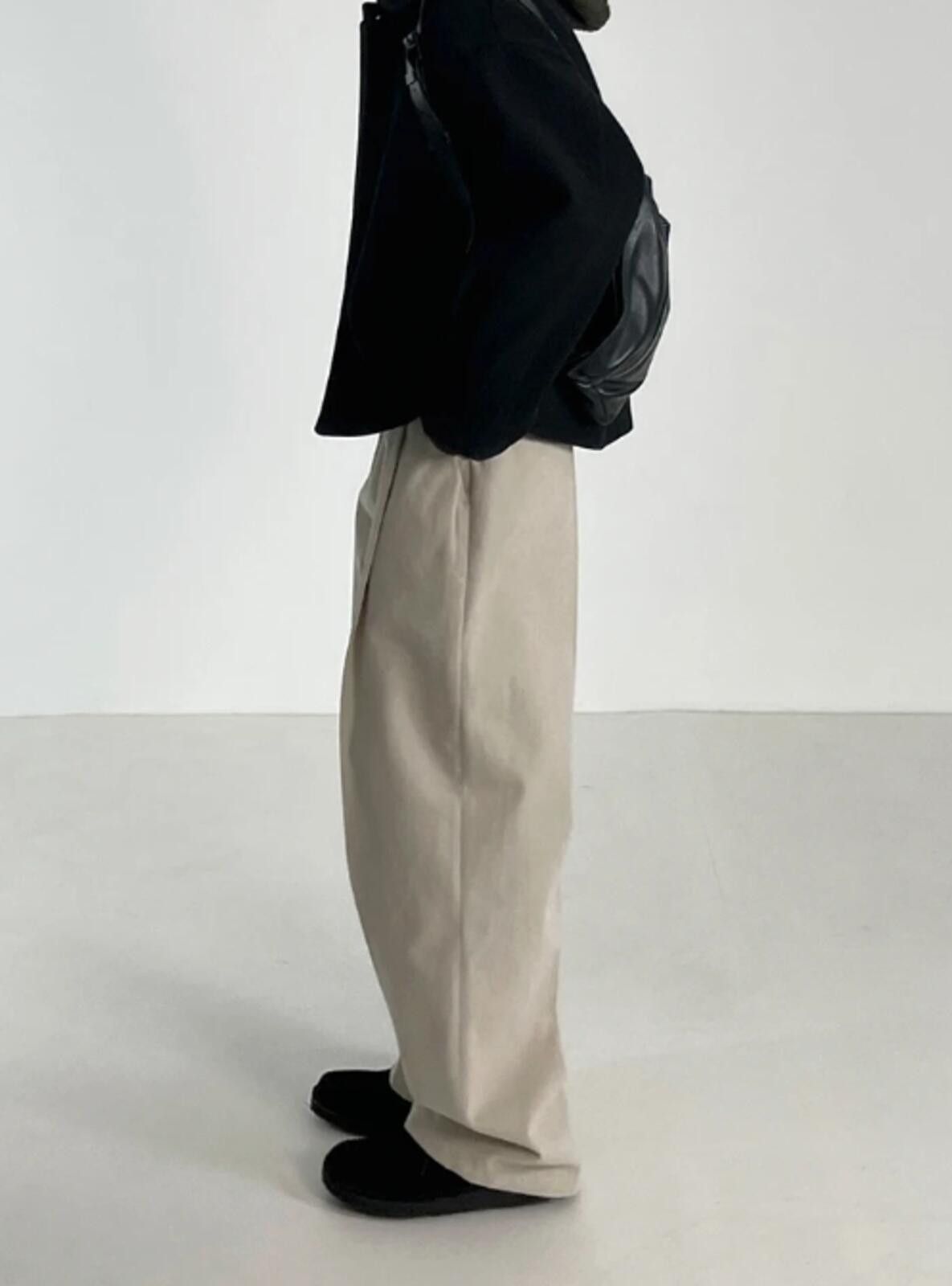 Other Cleanfit Beige Wide-Leg Pants / Trousers Size US 30 / EU 46 - 8 Thumbnail