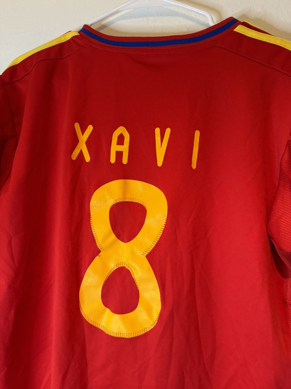 Adidas Adidas Spain Soccer Jersey Home Football Shirt Mens XL 2010 Size US XL / EU 56 / 4 - 8 Thumbnail